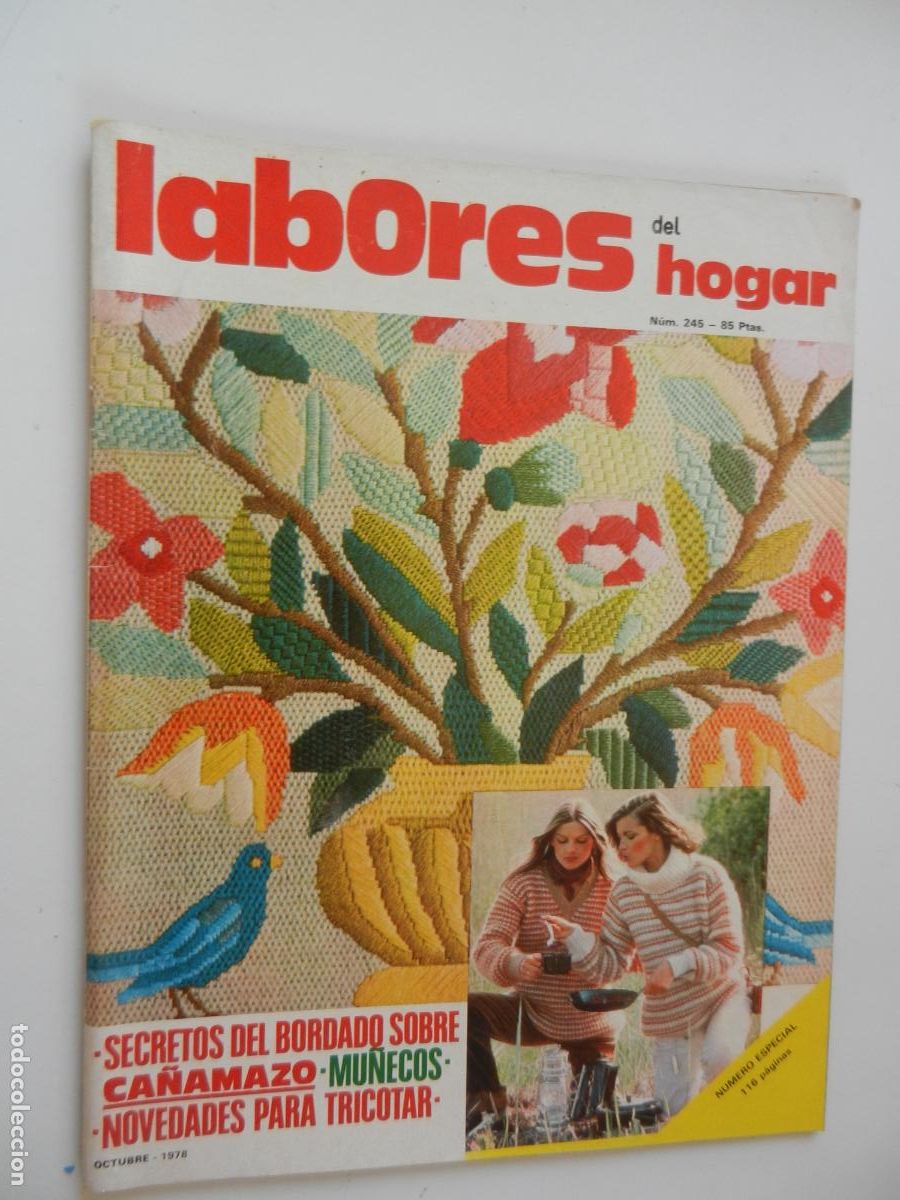Coleccionismo de Revistas y Peri&oacute;dicos: LABORES DEL HOGAR REVISTA N&ordm; 245 - OCTUBRE 1978 CON PATRONES - NOVEDADES PARA TRICOTAR