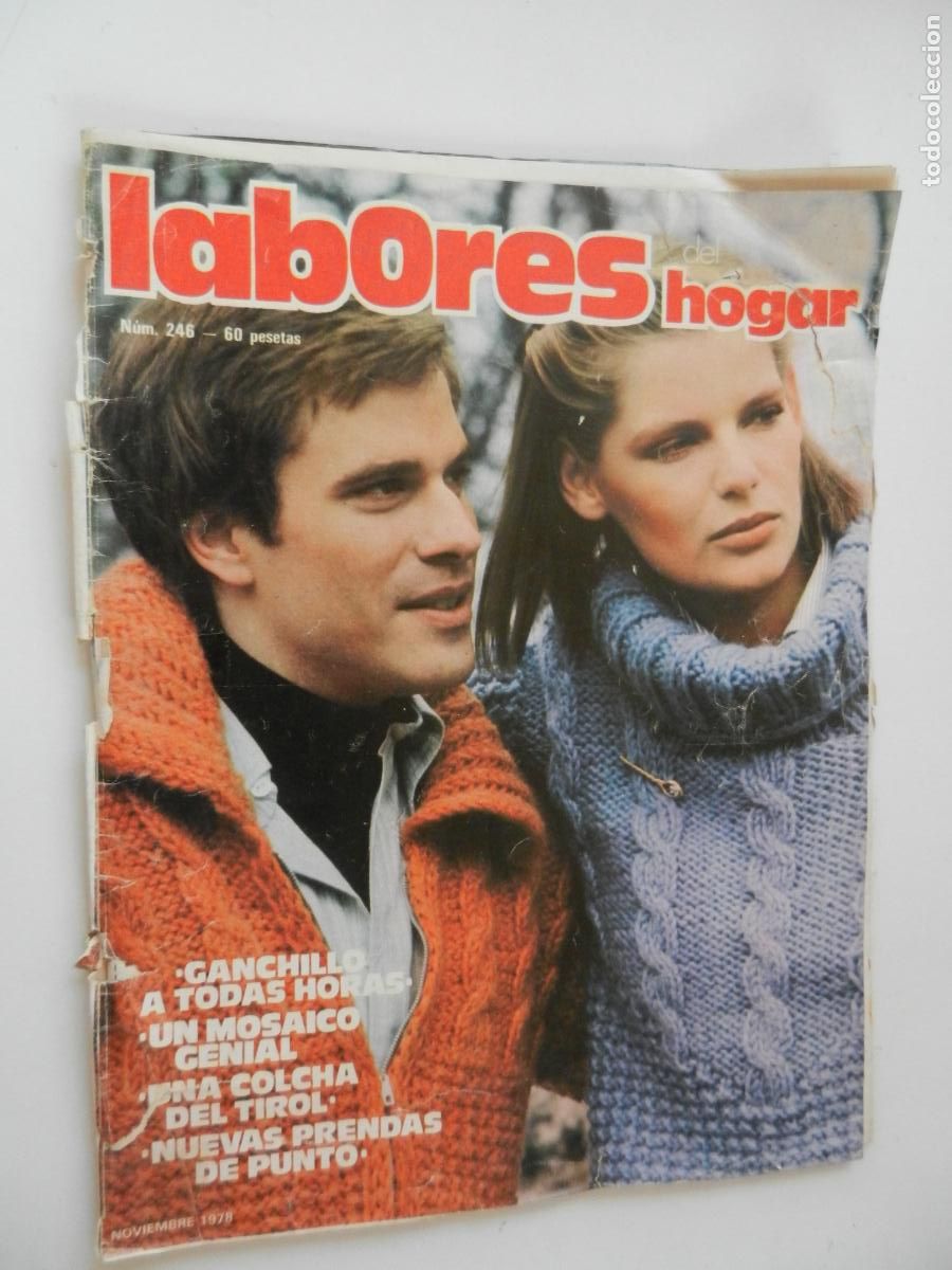 Coleccionismo de Revistas y Peri&oacute;dicos: LABORES DEL HOGAR REVISTA N&ordm; 246 - NOVIEMBRE - 1978 CON PATRONES - NUEVAS PRENDAS DE PUNTO