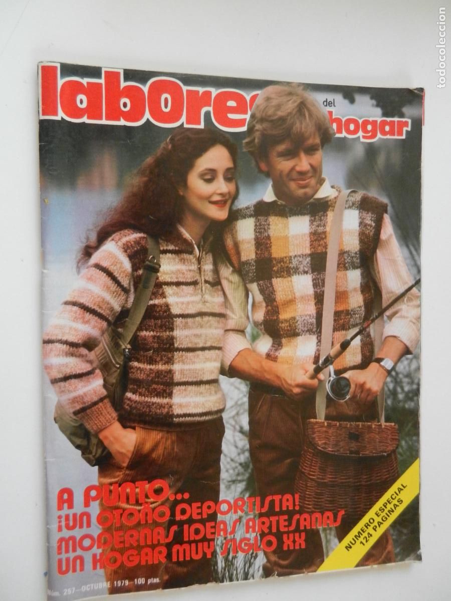 Coleccionismo de Revistas y Peri&oacute;dicos: LABORES DEL HOGAR REVISTA N&ordm; 257 - OCTUBRE - 1979 CON PATRONES -OTO&Ntilde;O DEPORTISTA