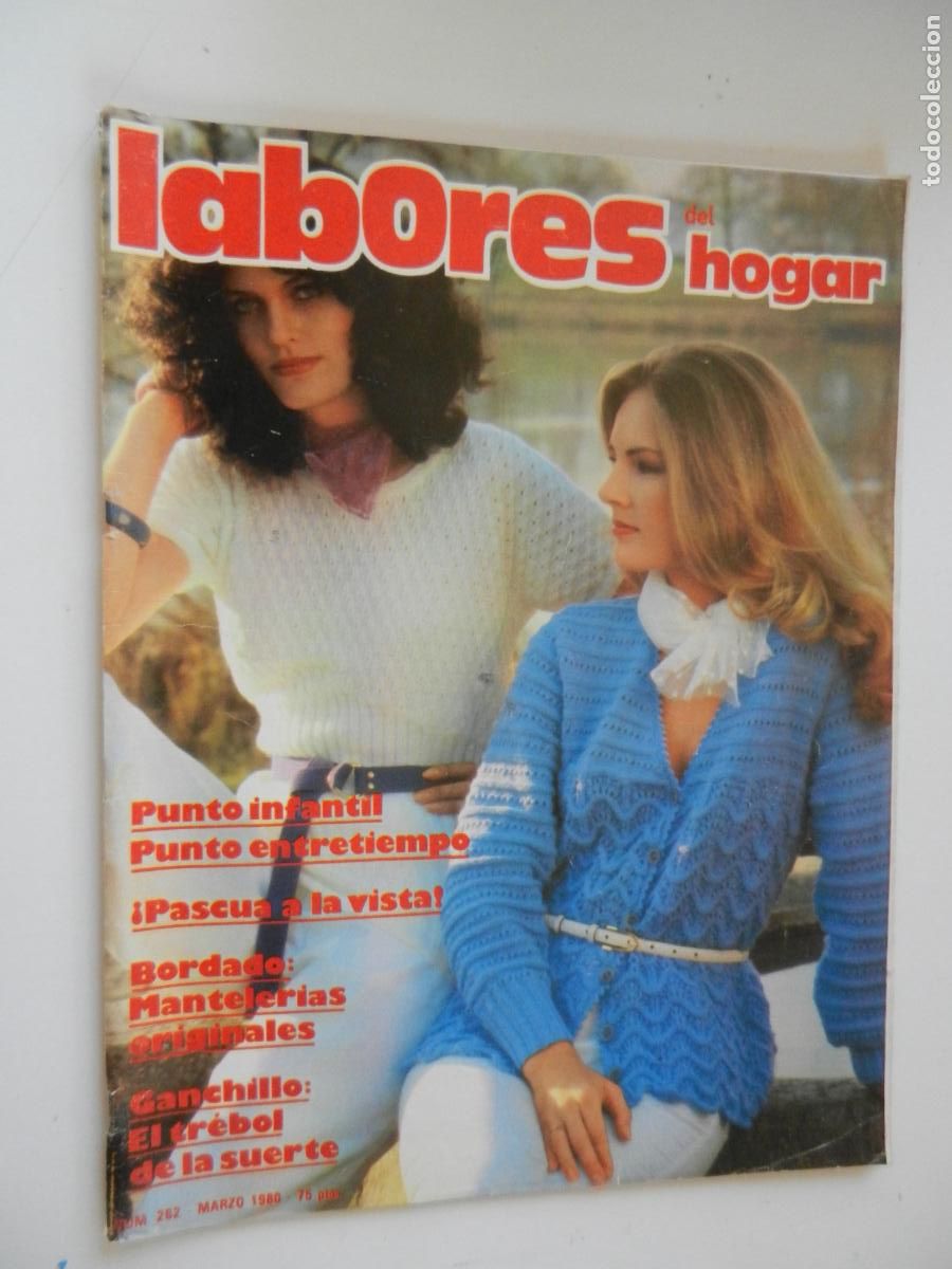 Coleccionismo de Revistas y Peri&oacute;dicos: LABORES DEL HOGAR REVISTA N&ordm; 262 -MARZO - 1980 CON PATRONES -PUNTO INFANTIL