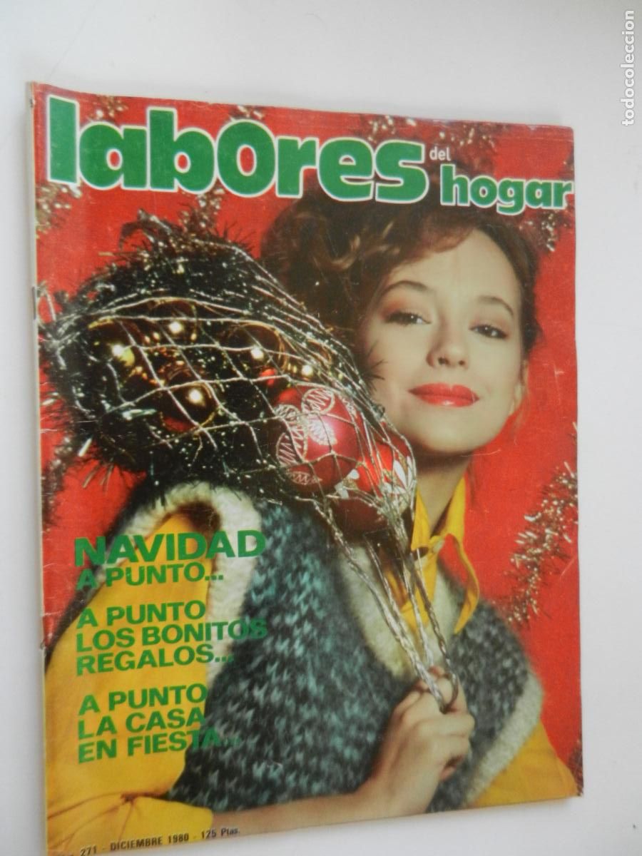 Coleccionismo de Revistas y Peri&oacute;dicos: LABORES DEL HOGAR REVISTA N&ordm; 271 -DICIEMBRE- 1980 CON PATRONES - NAVIDAD A PUNTO