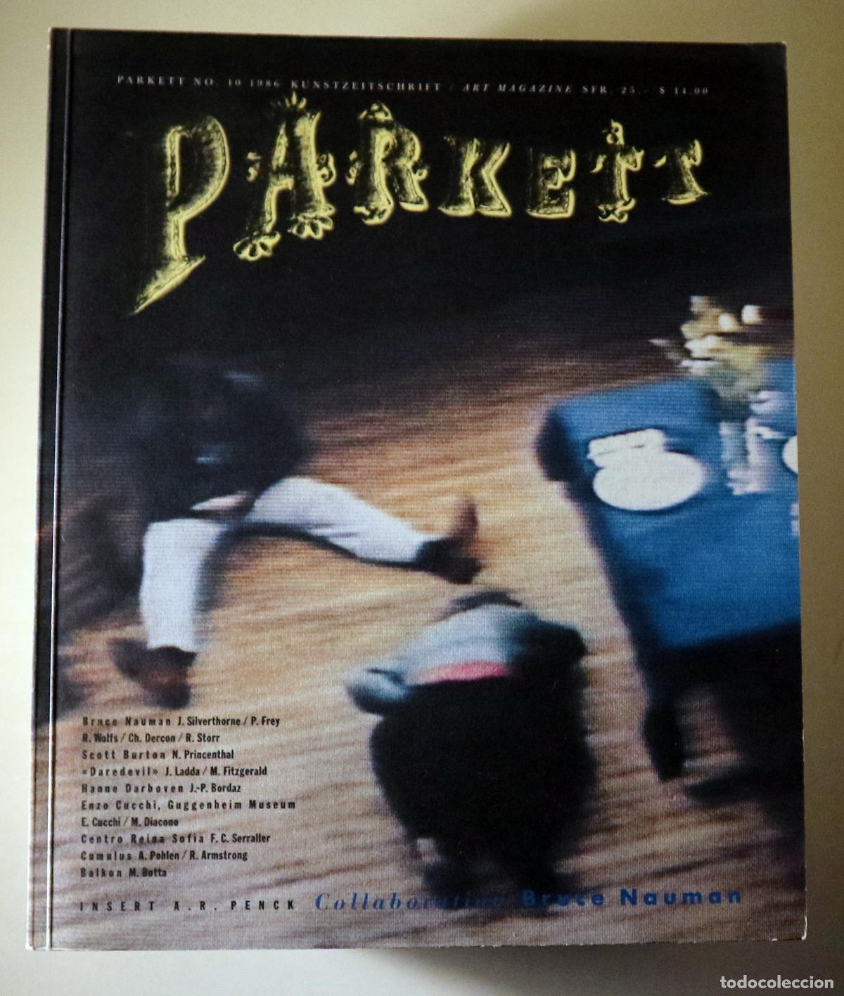 Coleccionismo de Revistas y Peri&oacute;dicos: (Nauman, Bruce) - PARKETT N&ordm; 10 - Z&uuml;rich 1986 - Ilustrado