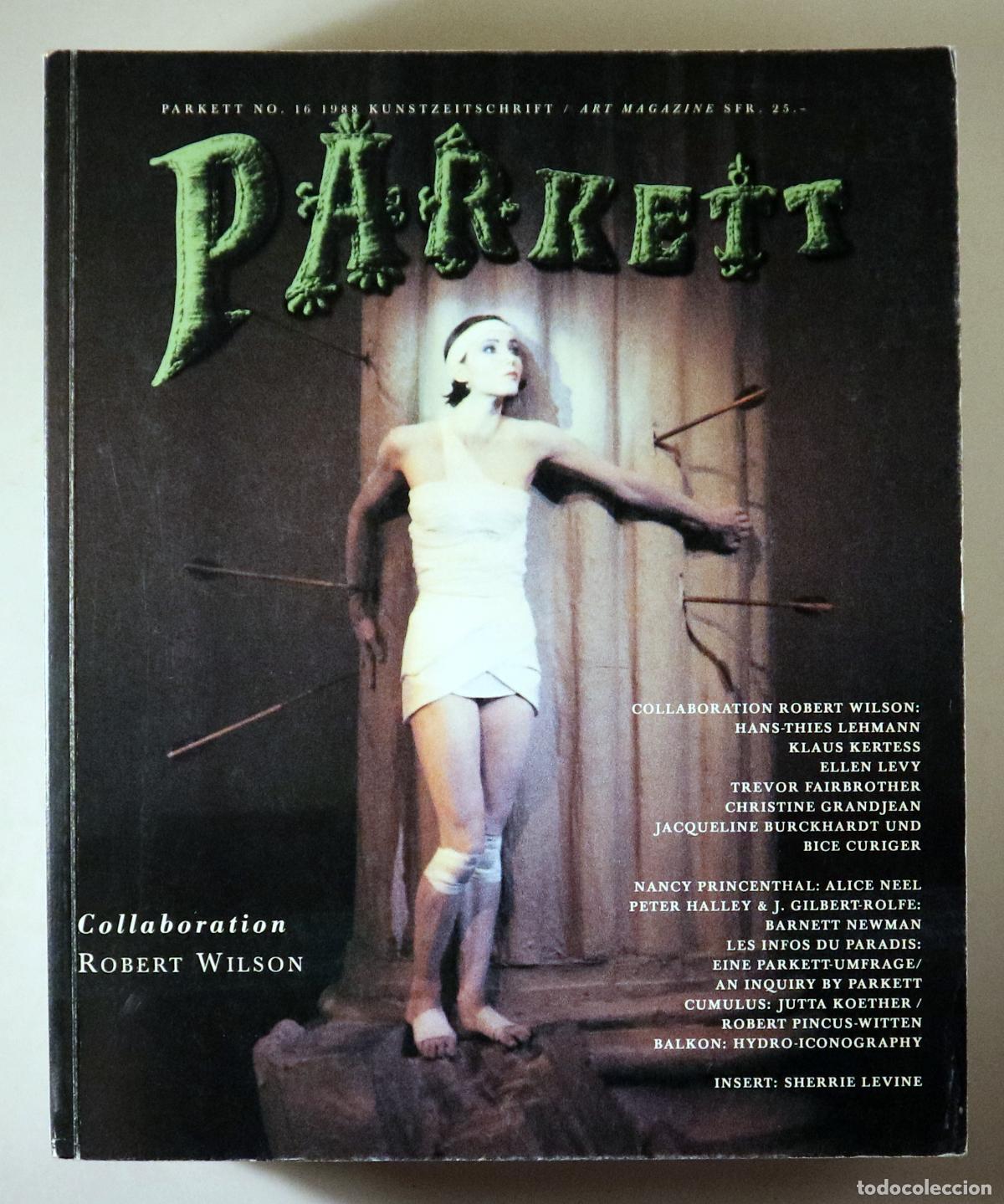 Coleccionismo de Revistas y Peri&oacute;dicos: (Wilson, Robert) - PARKETT N&ordm; 16 - Z&uuml;rich 1988 - Ilustrado