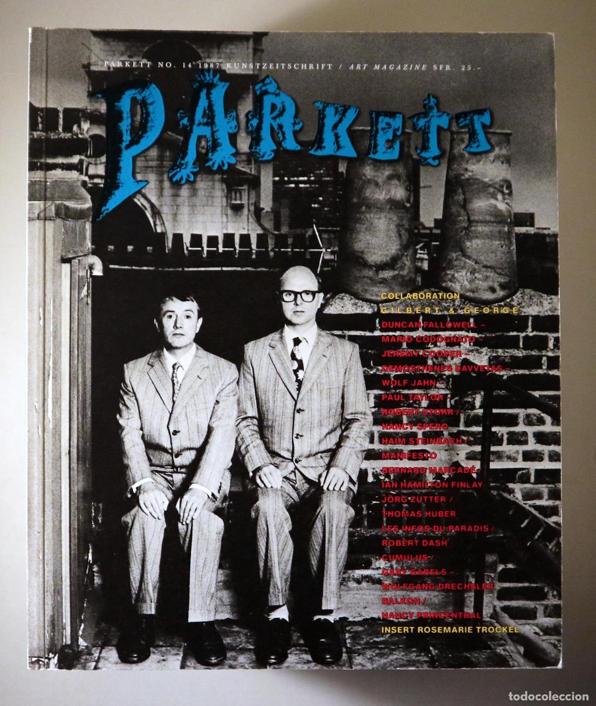 Colecionismo de Revistas e Jornais: (Gilbert & George) - PARKETT N&ordm; 14 - Z&uuml;rich 1987 - Ilustrado