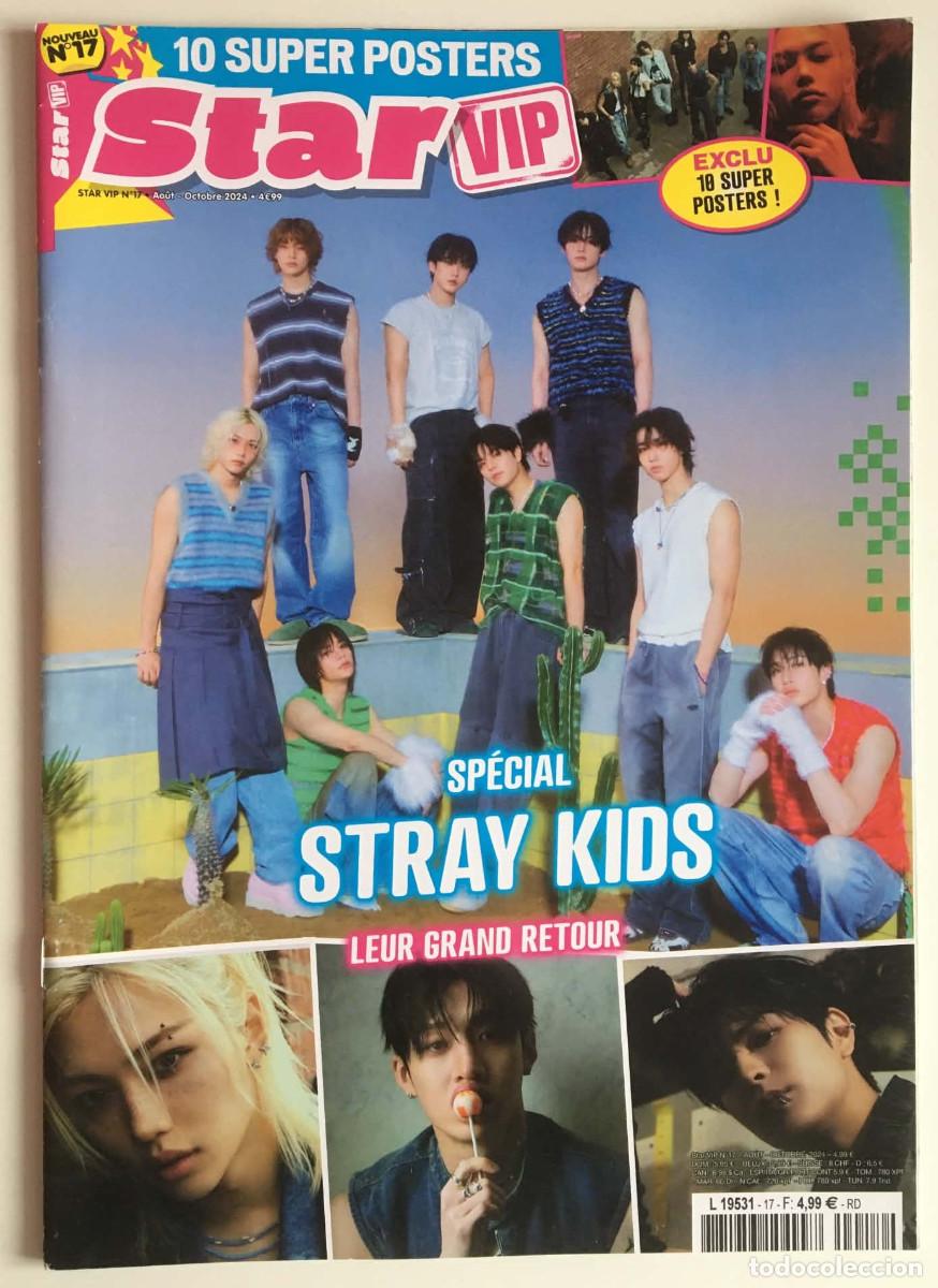 Coleccionismo de Revistas y Peri&oacute;dicos: Stray Kids Special Edition ATE Star VIP Magazine France #17 2024 K-Pop Music