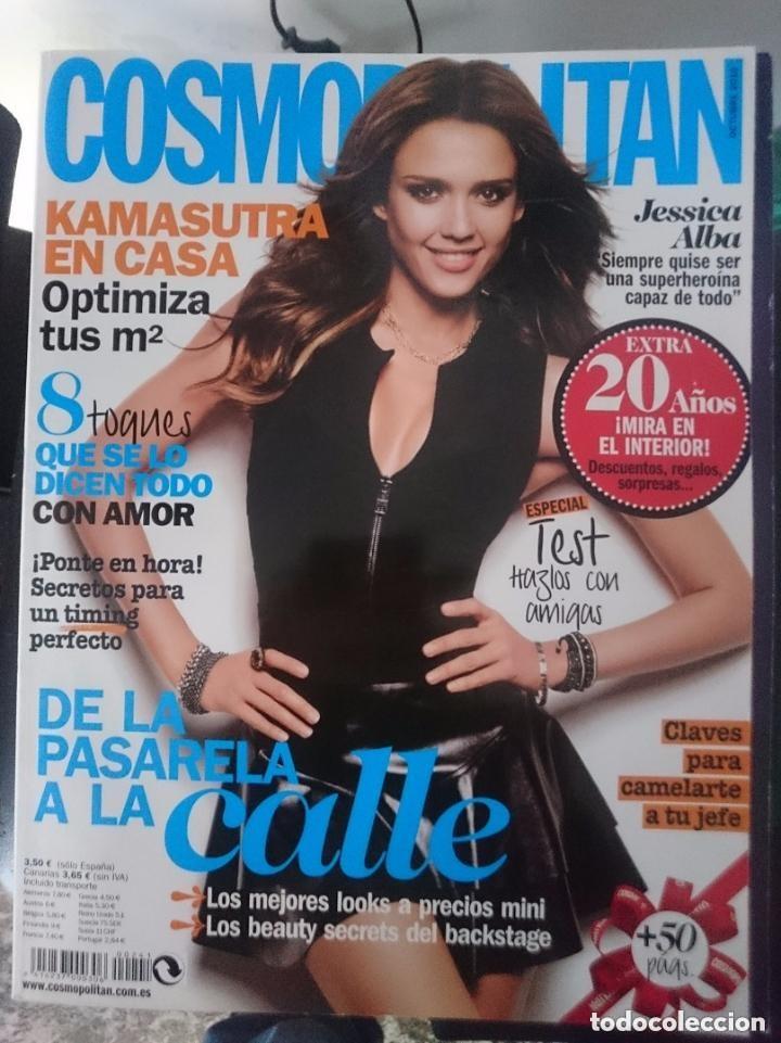 Coleccionismo de Revistas y Peri&oacute;dicos: COSMOPOLITAN - OCTUBRE 2014 - CON JESSICA ALBA