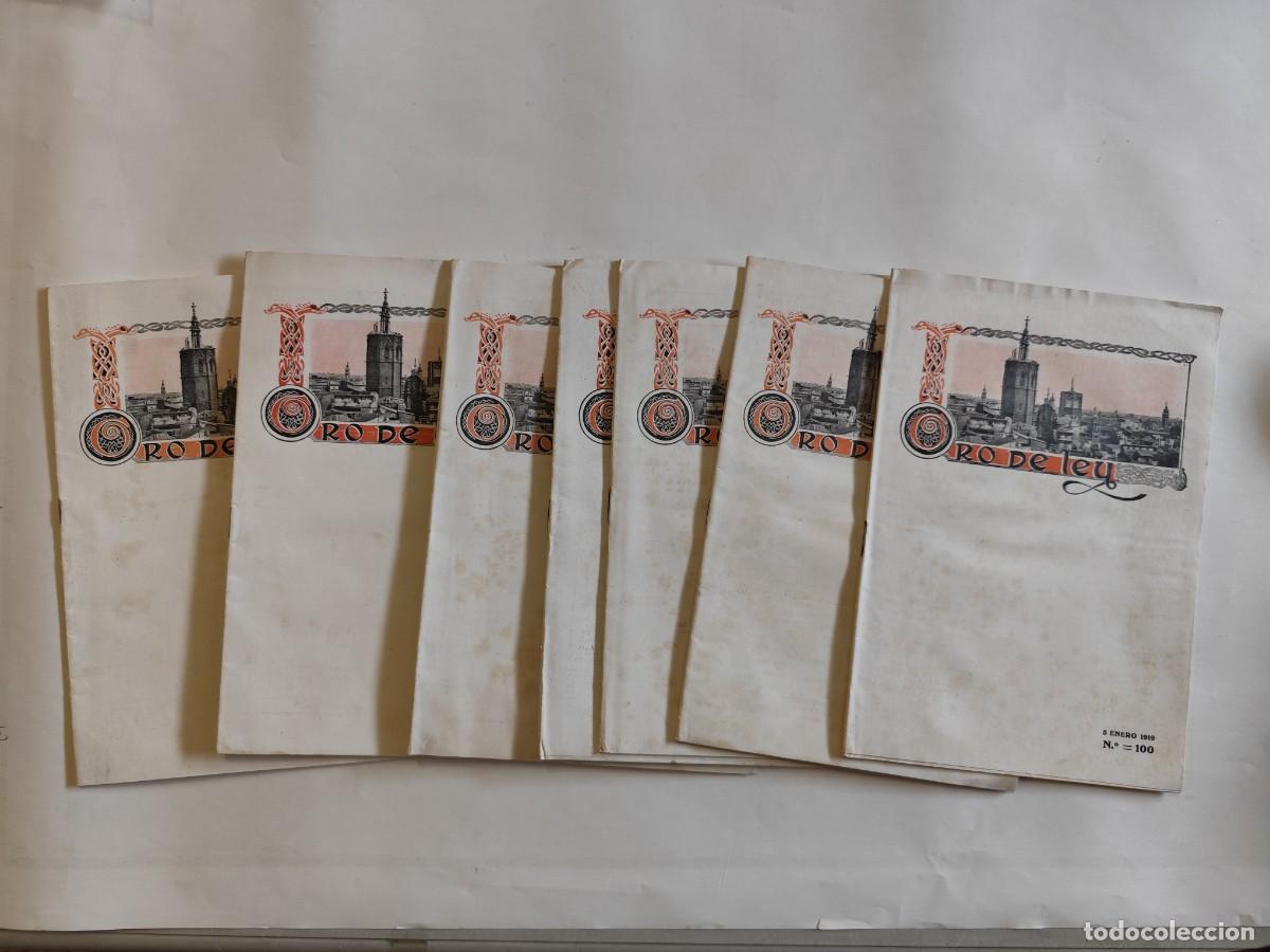 Coleccionismo de Revistas y Peri&oacute;dicos: 7 REVISTAS ORO DE LEY A&Ntilde;O 1919 - del N&ordm; 100 AL 107, VER FOTOS