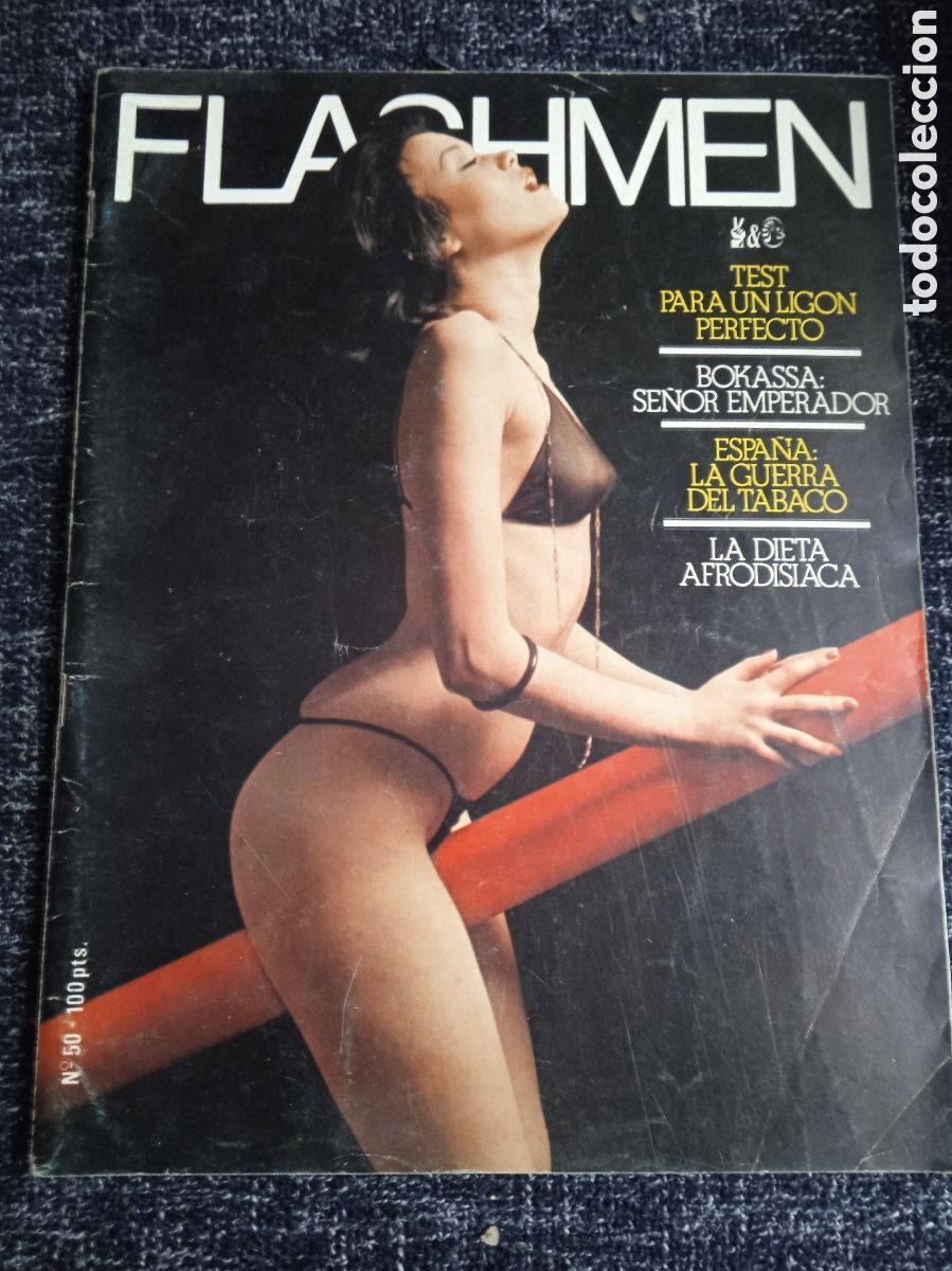 Coleccionismo de Revistas y Peri&oacute;dicos: FLASHMEN N&ordm; 50 SALVADOR DALI (REVISTA TIPO PENTHOUSE A&Ntilde;OS 70)