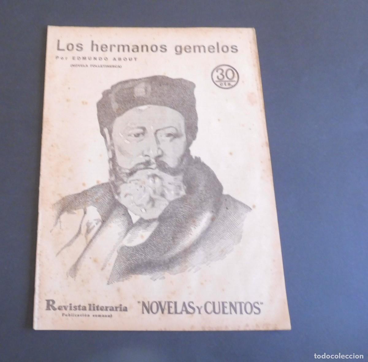 Coleccionismo de Revistas y Peri&oacute;dicos: LOS HERMANOS GEMELOS - EDMUNDO ABOUT - Revista Literaria - Novelas y cuentos - n&uacute;m 359 - 1935