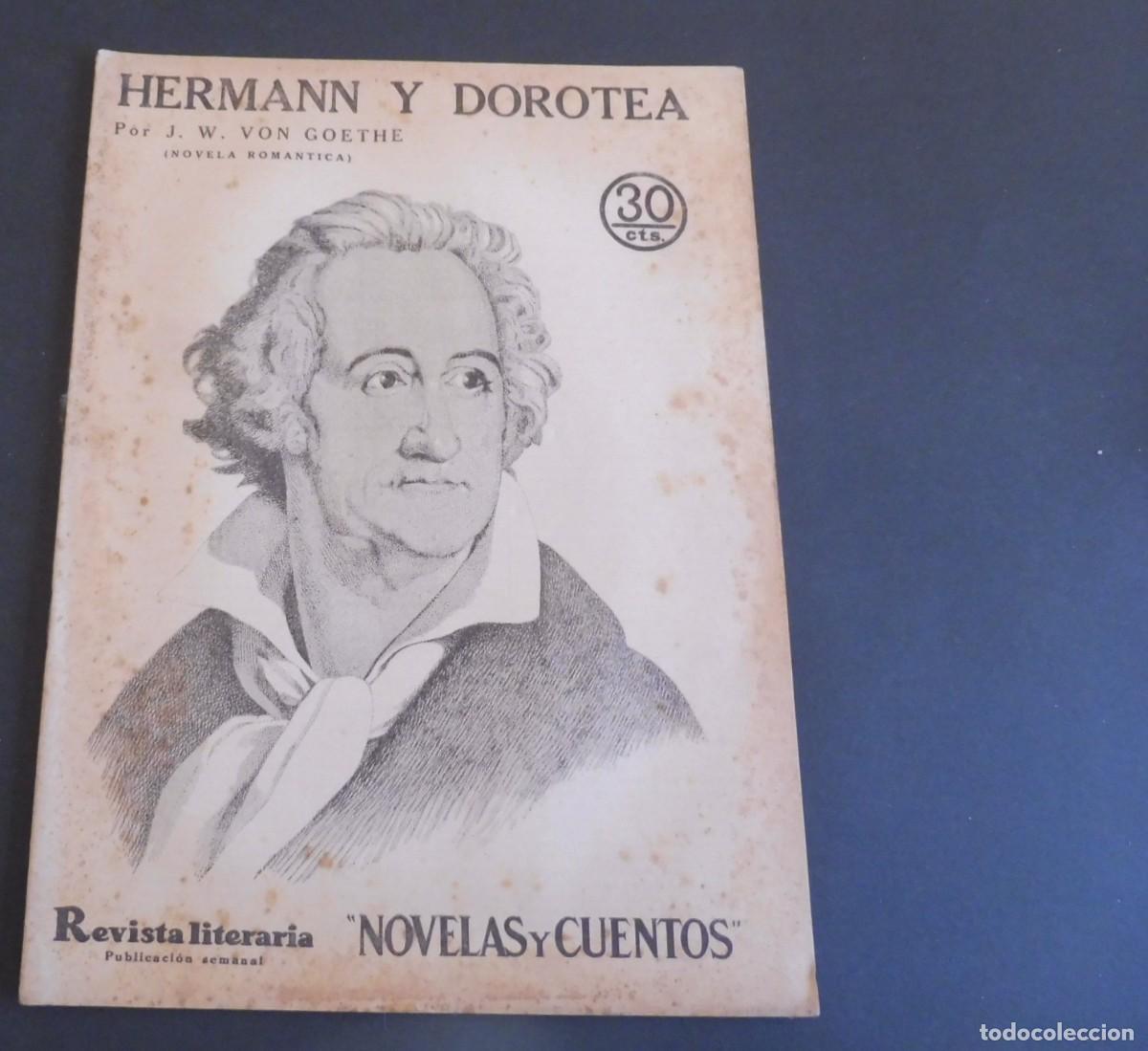 Collection Magazines and Newspapers: HERMANN Y DOROTEA - J.W. VON GOETHE - Revista Literaria - Novelas y cuentos - n&uacute;m 396 - 1936