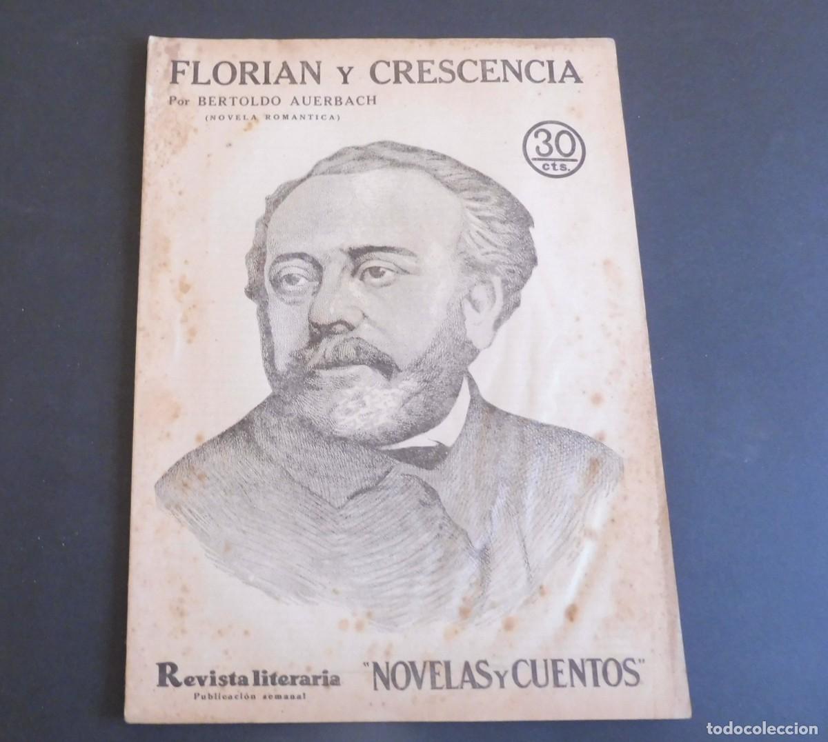Collection Magazines and Newspapers: FLORIAN Y CRESCENCIA - BERTOLDO AUERBACH - Revista Literaria - Novelas y cuentos - n&uacute;m 393 - 1936