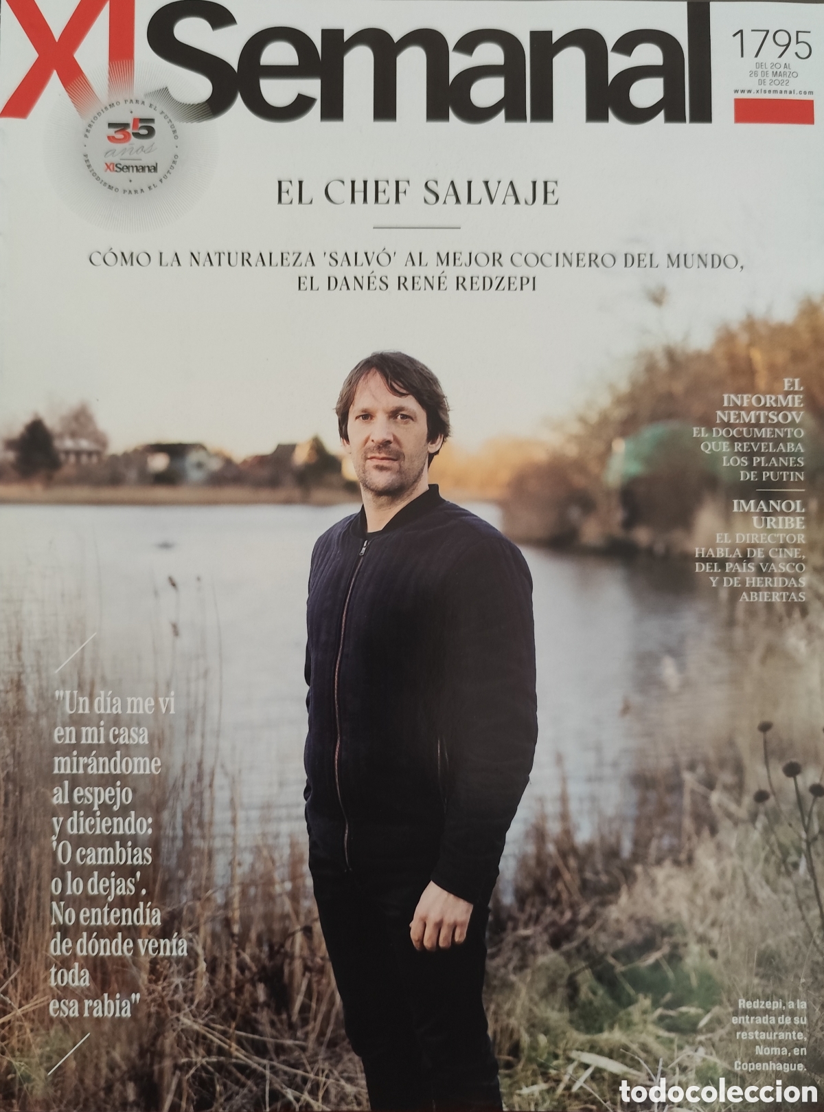 Coleccionismo de Revistas y Peri&oacute;dicos: REVISTA XL SEMANAL. 26/03/22. IMANOL URIBE.