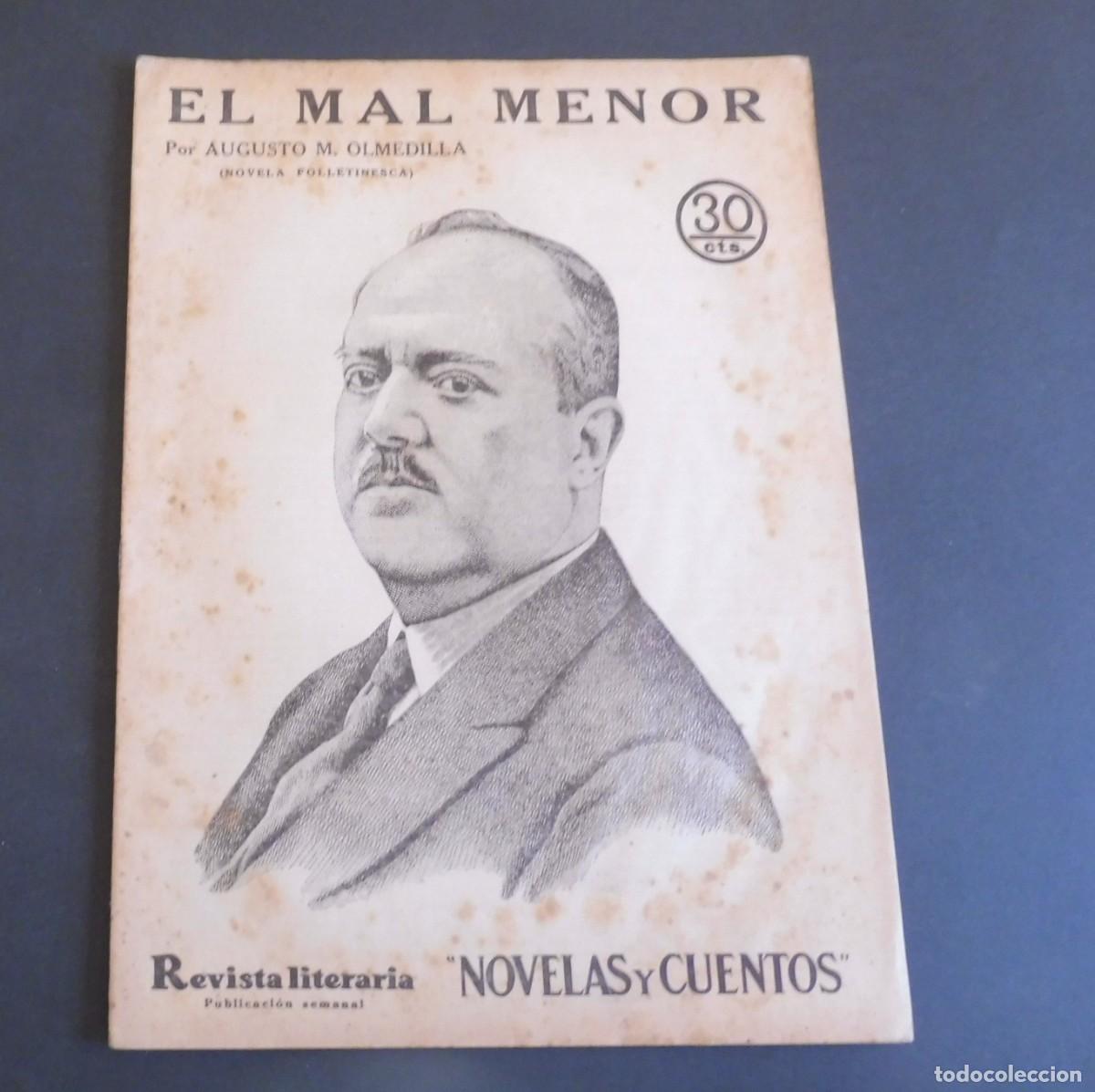 Collection Magazines and Newspapers: EL MAL MENOR - AUGUSTO M. OLMEDILLA - Revista Literaria - Novelas y cuentos - n&uacute;m 394 - 1936