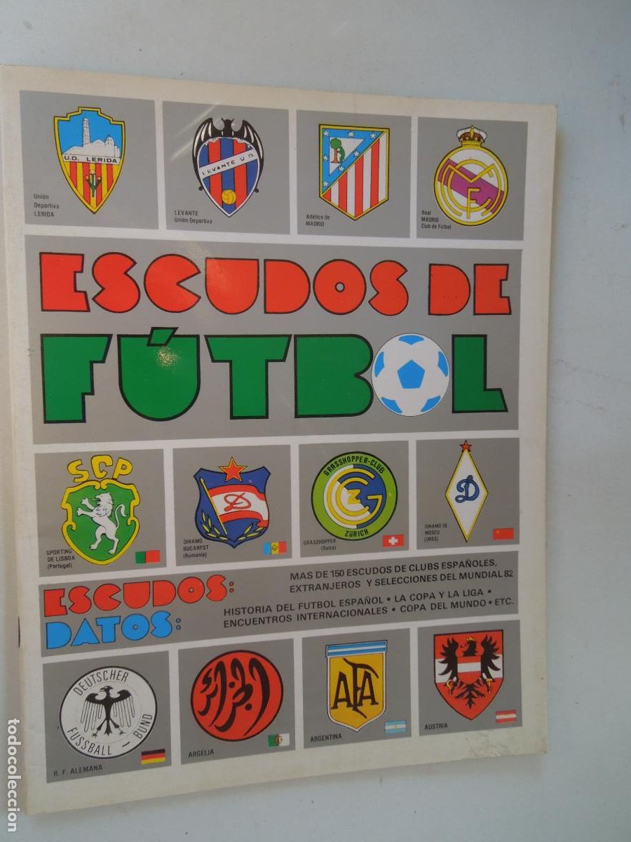 Coleccionismo de Revistas y Peri&oacute;dicos: ESCUDOS DE FUTBOL EQUIPOS ESPA&Ntilde;OLES - EDICIONES EYDER -1982