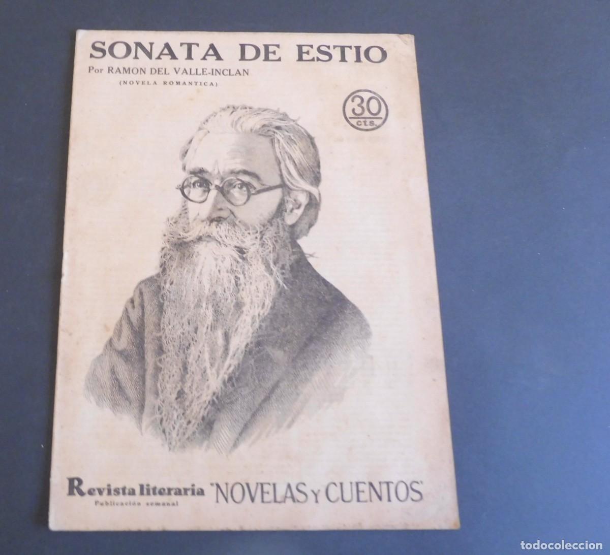 Coleccionismo de Revistas y Peri&oacute;dicos: SONATA DE ESTIO - RAMON DEL VALLE-INCLAN - Revista Literaria - Novelas y cuentos - n&uacute;m 380 - 1936