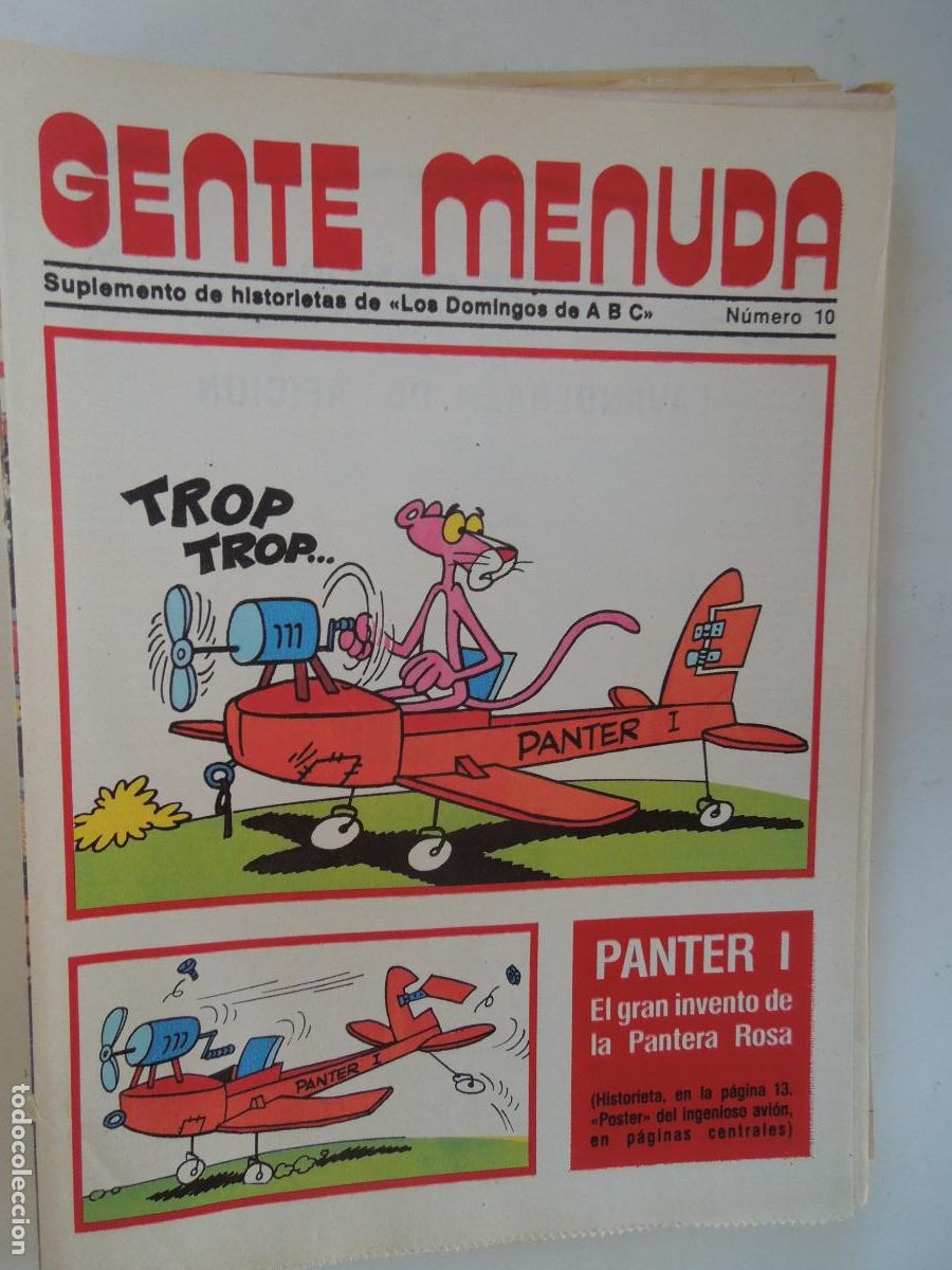Coleccionismo de Revistas y Peri&oacute;dicos: GENTE MENUDA. SUPLEMENTO DEL ABC N&ordm; 10-PANTER I
