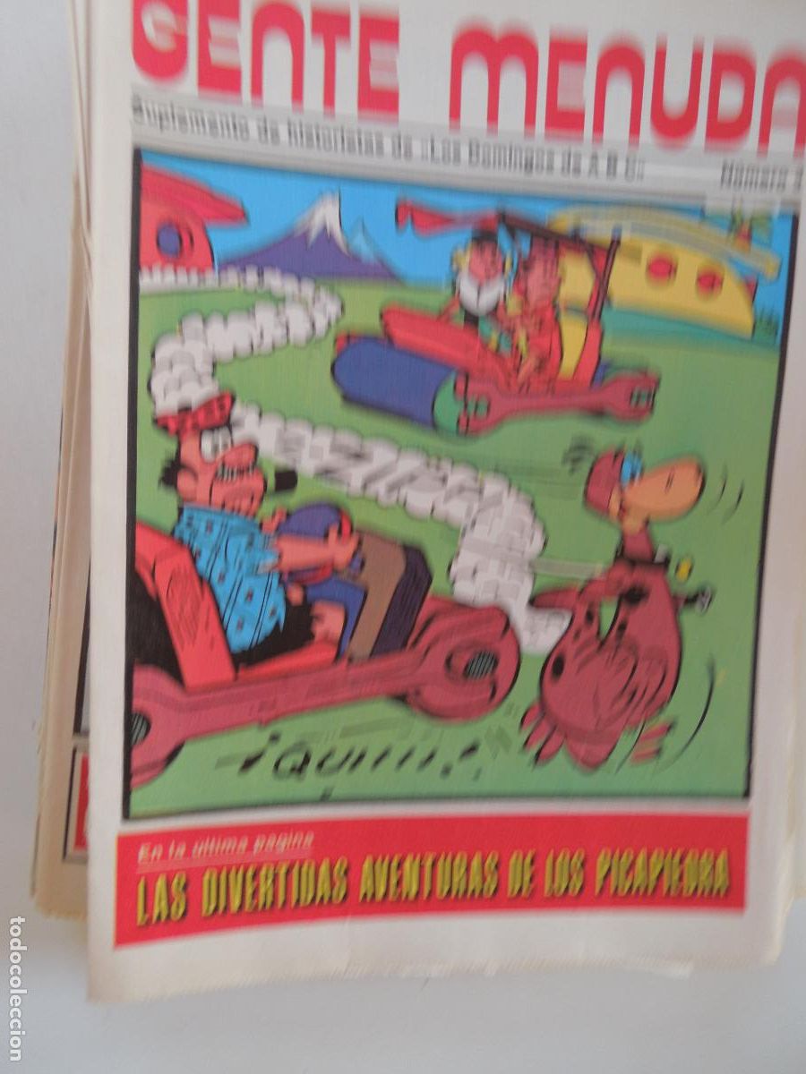 Coleccionismo de Revistas y Peri&oacute;dicos: GENTE MENUDA. SUPLEMENTO DEL ABC N&ordm; 3- LAS DIVERTIDAS AVENTURAS DE LOS PICAPIEDRA