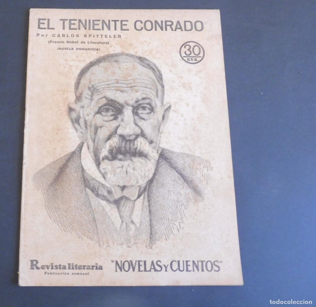 Coleccionismo de Revistas y Peri&oacute;dicos: EL TENIENTE CONRADO - CARLOS SPITTELER - Revista Literaria - Novelas y cuentos - n&uacute;m 328 - 1935