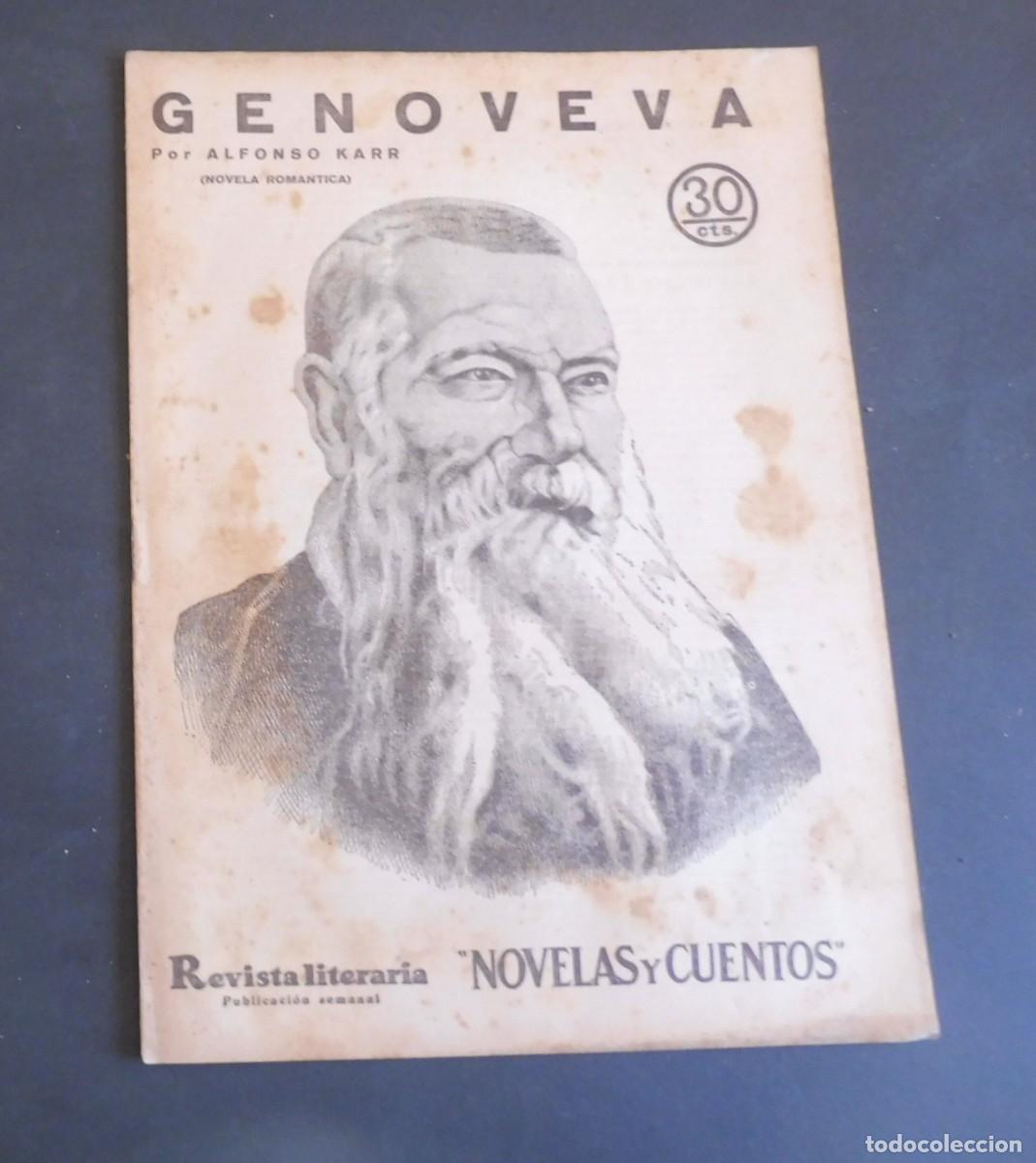 Coleccionismo de Revistas y Peri&oacute;dicos: GENOVEVA - ALFONSO KARR - Revista Literaria - Novelas y cuentos - n&uacute;m 356 - 1935
