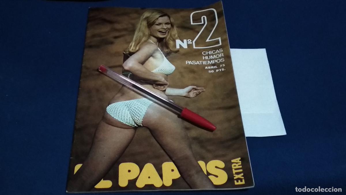 Coleccionismo de Revistas y Peri&oacute;dicos: EL PAPUS EXTRA N&ordm; 2 ABRIL 1975 - REVISTA CHICAS, HUMOR, PASATIEMPOS.. - EN CORRECTO ESTADO