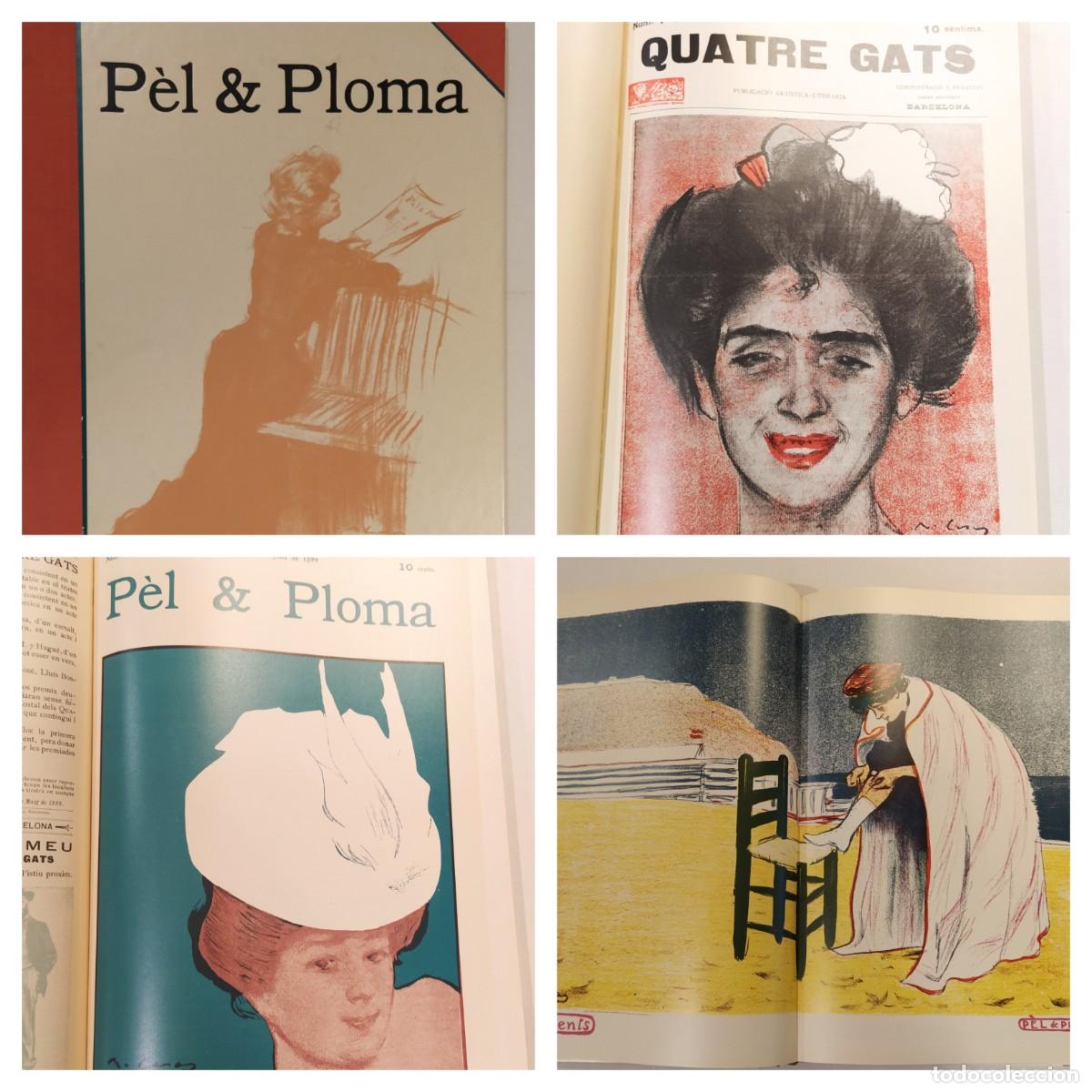 Coleccionismo de Revistas y Peri&oacute;dicos: QUATRE GATS I PEL & PLOMA (ANY PRIMER) EDICI&Oacute; FACSIMIL - RAMON CASAS - EDITORIAL AUSA -VEURE FOTOS