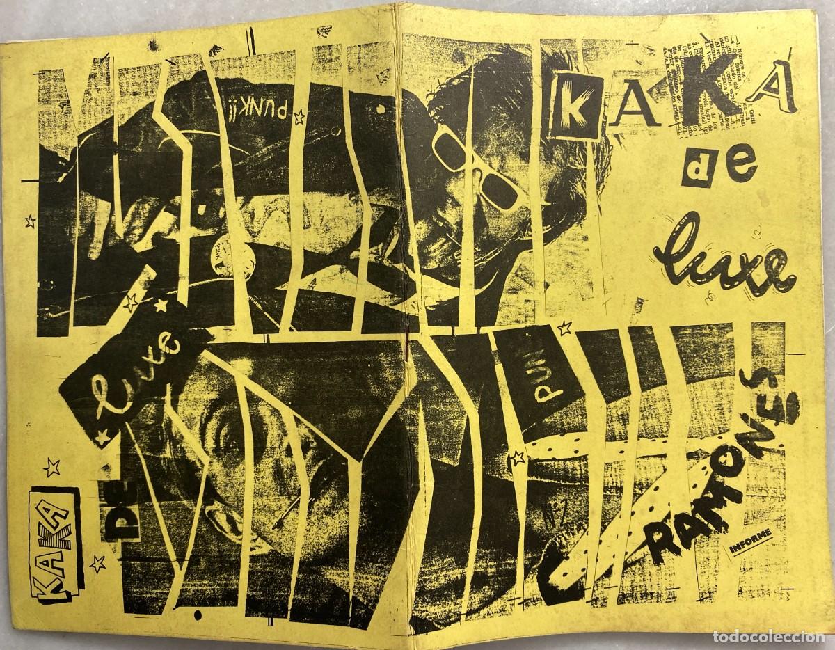 Sammeln von Zeitschriften und Zeitungen: Kaka de Luxe. Ramones. Madrid. [1977]. Fanzine original. Campoamor. Alaska. Zink Alloi. El Zurdo. Da
