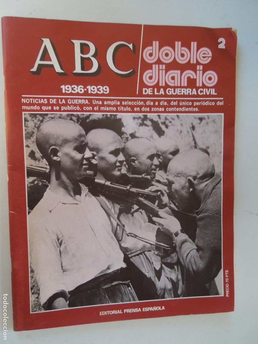 Sammeln von Zeitschriften und Zeitungen: ABC- DOBLE DIARIO DE LA GUERRA CIVIL N&ordm; 2 NOTICIAS DE LA GUERRA