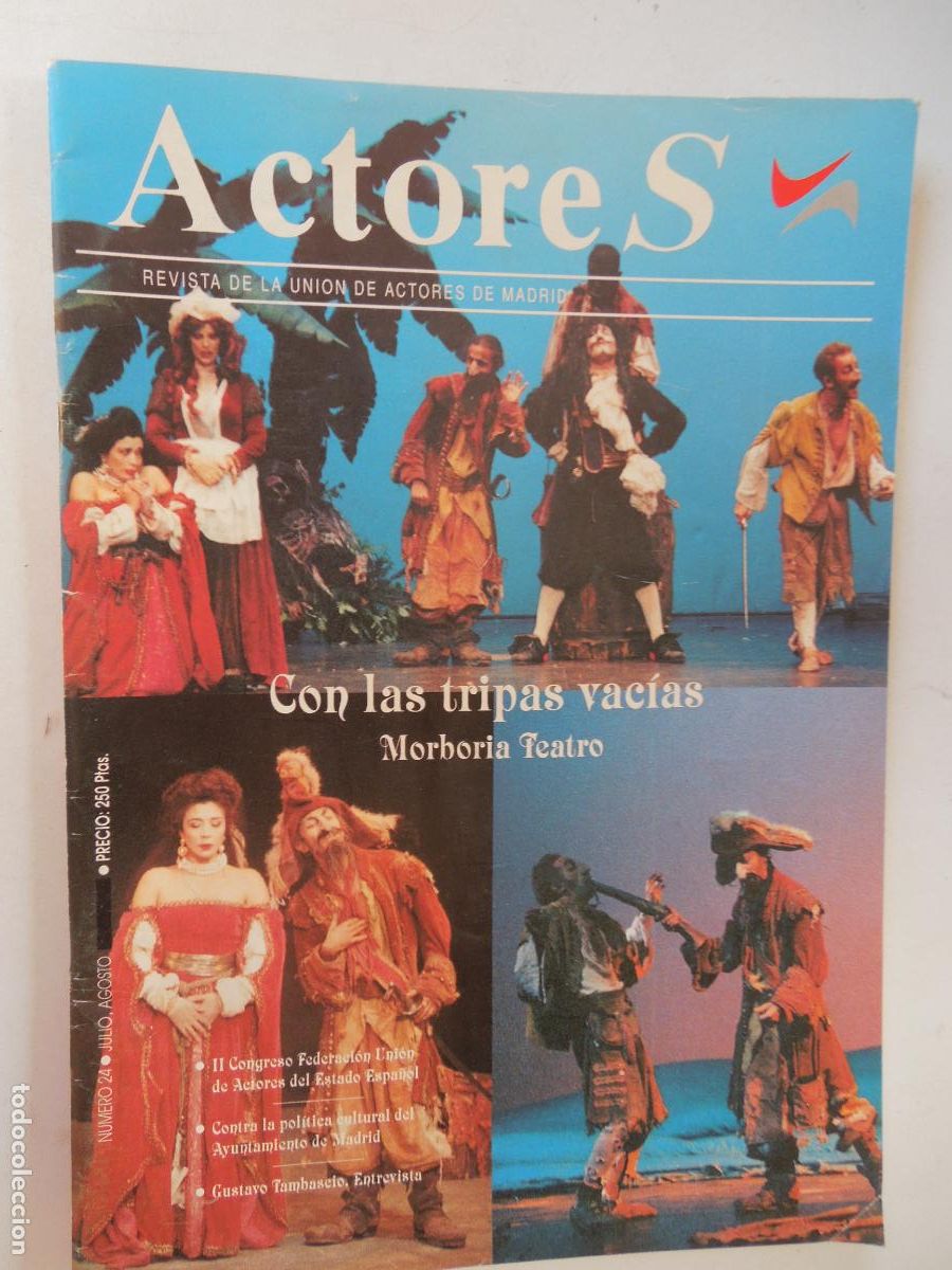 Sammeln von Zeitschriften und Zeitungen: ACTORES , N&ordm; 24 04/05/06- 1993 - REVISTA DE ACTORES DE MADRID - CON LAS TRIPAS VACIAS