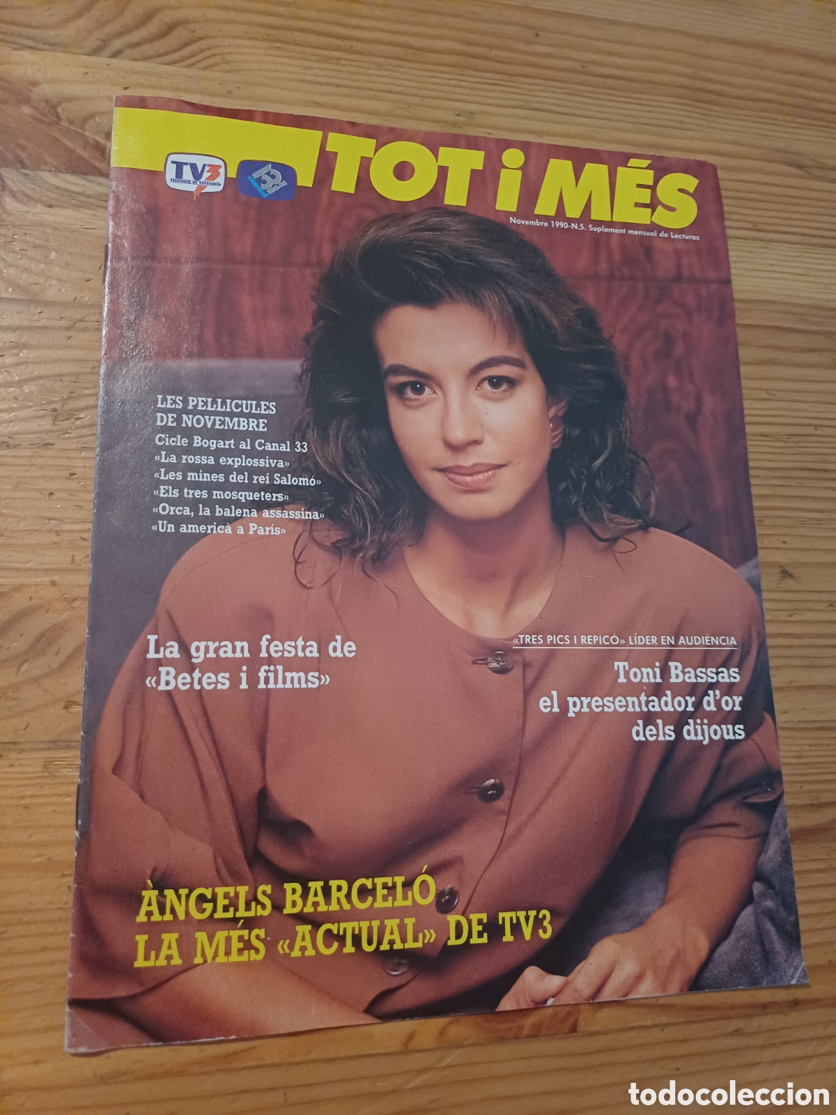 Coleccionismo de Revistas y Peri&oacute;dicos: Tot i m&eacute;s 1990 TV3 &Agrave;ngels Barcel&oacute; Toni Bassas &Agrave;ngels Gonyalons M&ograve;nica Randall RM Sard&agrave; Tatxo Benet