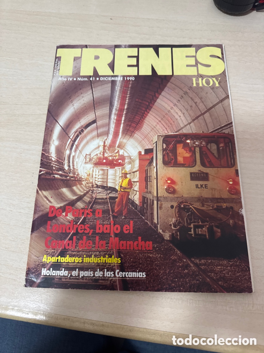 Coleccionismo de Revistas y Peri&oacute;dicos: TRENES HOY A&Ntilde;O IV N&Uacute;MERO 41 DICIEMBRE 1990
