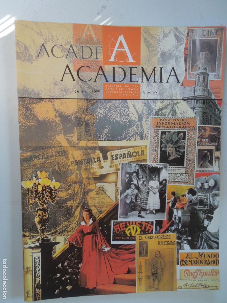 Coleccionismo de Revistas y Peri&oacute;dicos: ACADEMIA DE LAS ARTES Y LAS CIENCIAS , REVISTA DE CINE N&ordm; 4 - OCTUBRE 1993- VER SUMARIO