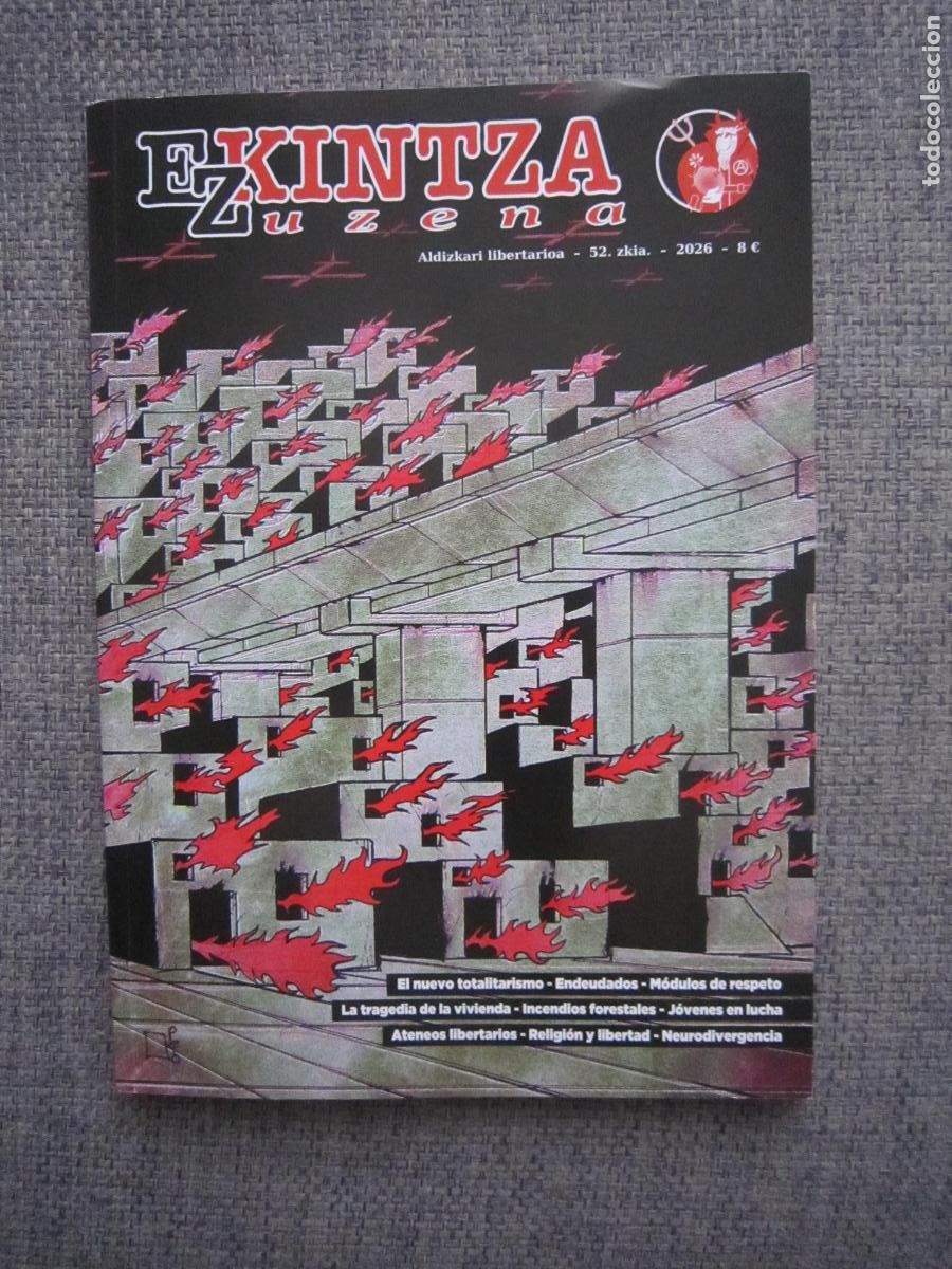 Collezionismo di Riviste e Giornali: REVISTA - LIBERTARIA - EKINTZA ZUZENA - N&ordm; 52 - 2026 - BIZKAIA