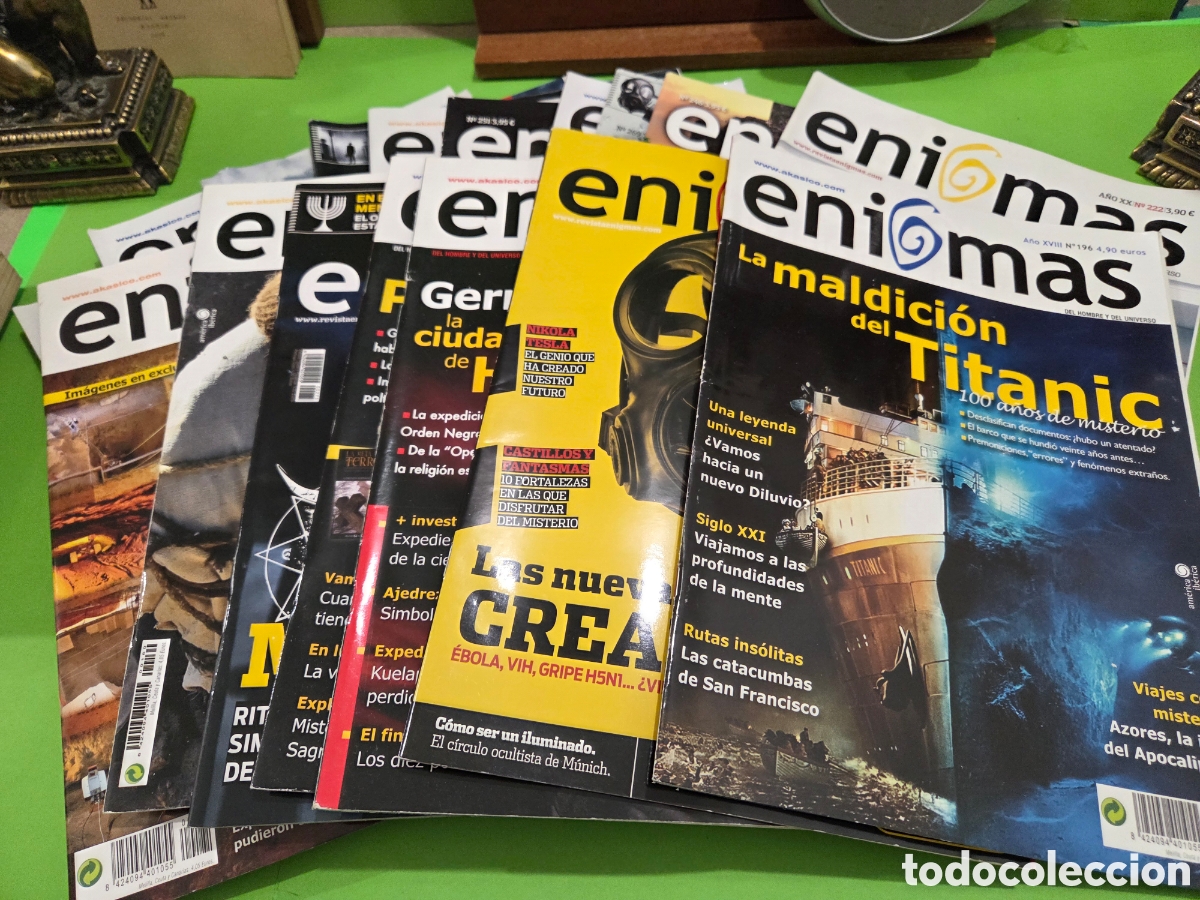 Collection Magazines and Newspapers: LOTE DE 17 TEVISTAS...&rdquo;&rdquo;ENIGMAS&rdquo;&rdquo;...A&Ntilde;OS..XV.XVI.XVII.XVIII.XX....