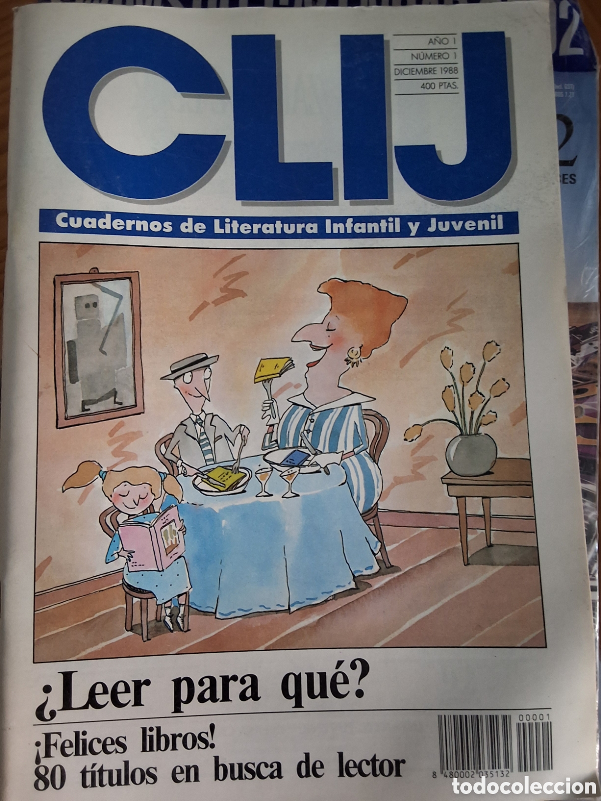 Coleccionismo de Revistas y Peri&oacute;dicos: Clij revista literatura infantil y juvenil n&uacute;mero 1 a&ntilde;o 1988/12