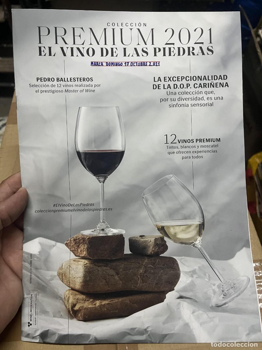 Collezionismo di Riviste e Giornali: MARCA (17-10-2021) COLECCION VINOS PREMIUM PEDRO BALLESTEROS EL VINO DE LAS PIEDRAS CARI&Ntilde;ENA