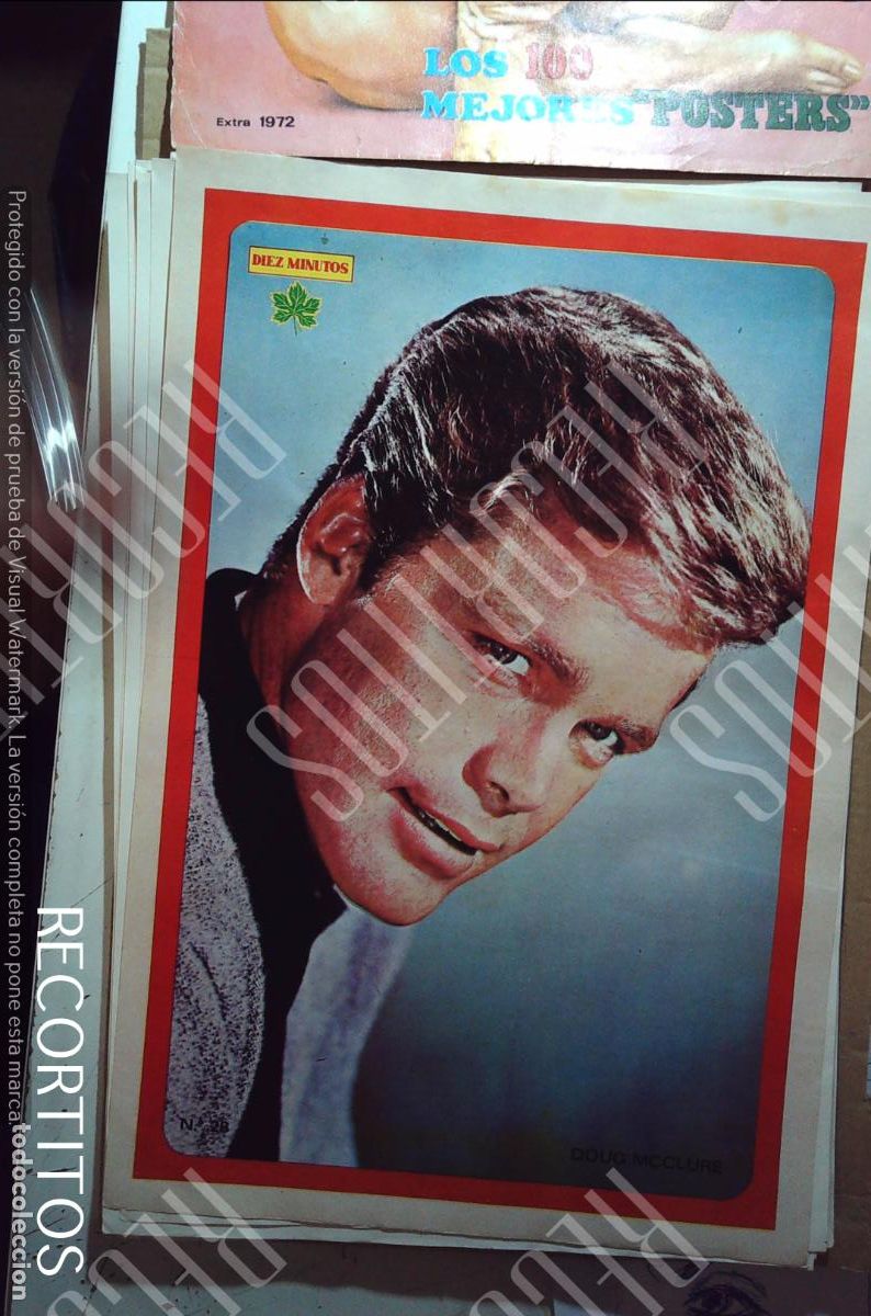 Coleccionismo de Revistas y Peri&oacute;dicos: poster diez minutos 1972 doug mcclure el trampas