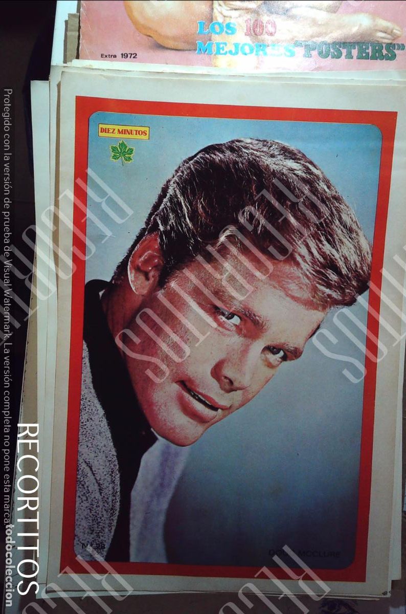 Coleccionismo de Revistas y Peri&oacute;dicos: poster diez minutos 1972 doug mcclure el trampas