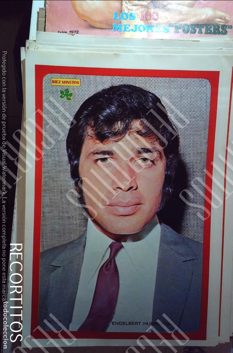 Coleccionismo de Revistas y Peri&oacute;dicos: poster diez minutos 1972 engelbert humperdink