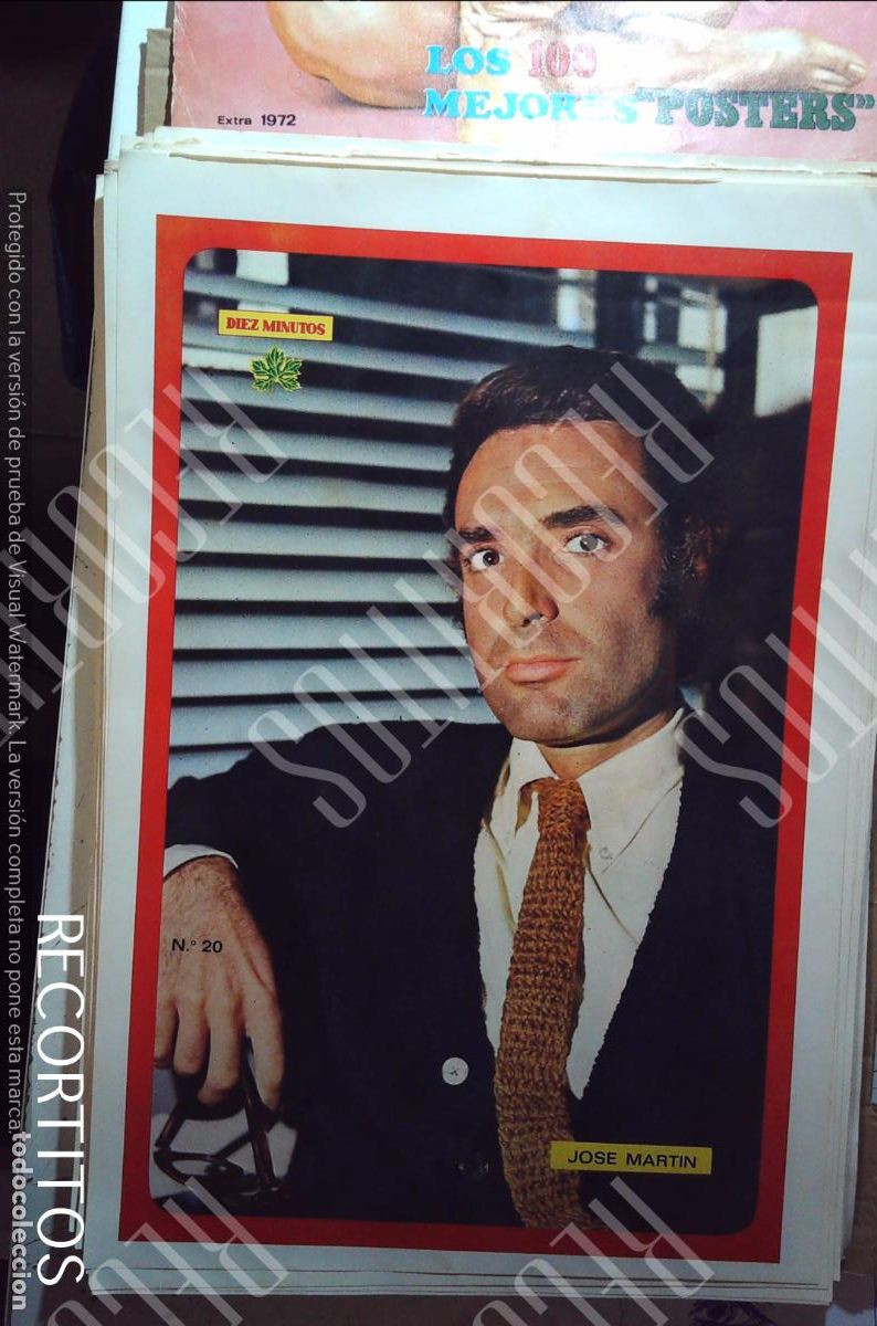 Collection Magazines and Newspapers: poster diez minutos 1972 jose martin pepe martin el conde de montecristo
