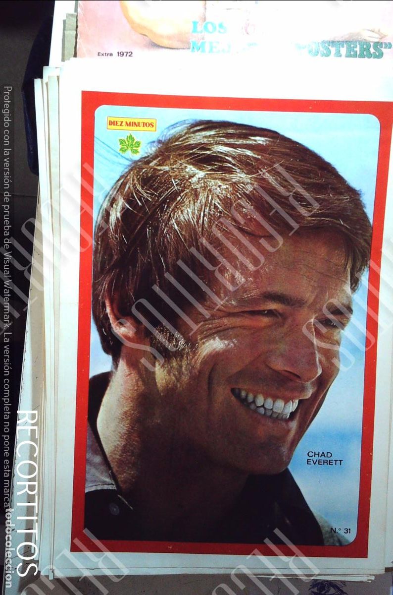 Collection Magazines and Newspapers: poster diez minutos 1972 chad everet dr cannon