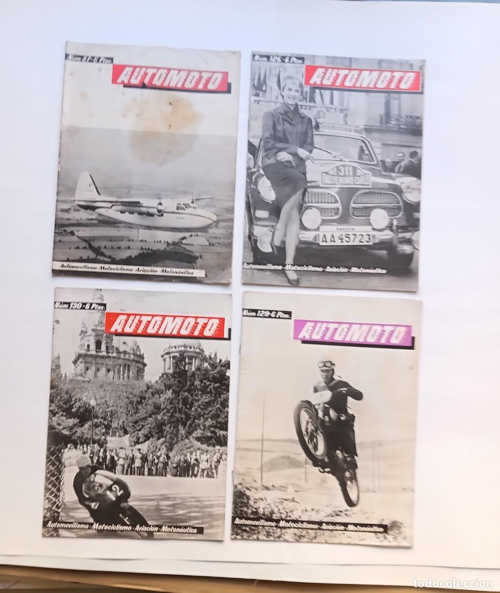 Coleccionismo de Revistas y Peri&oacute;dicos: 4 Revistas AUTOMOTO.