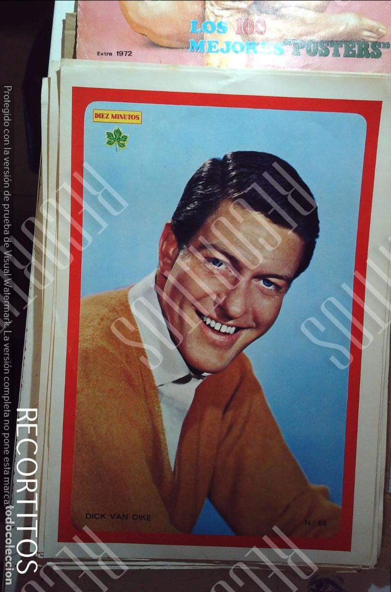 Collezionismo di Riviste e Giornali: poster diez minutos 1972 dick van dyke dik