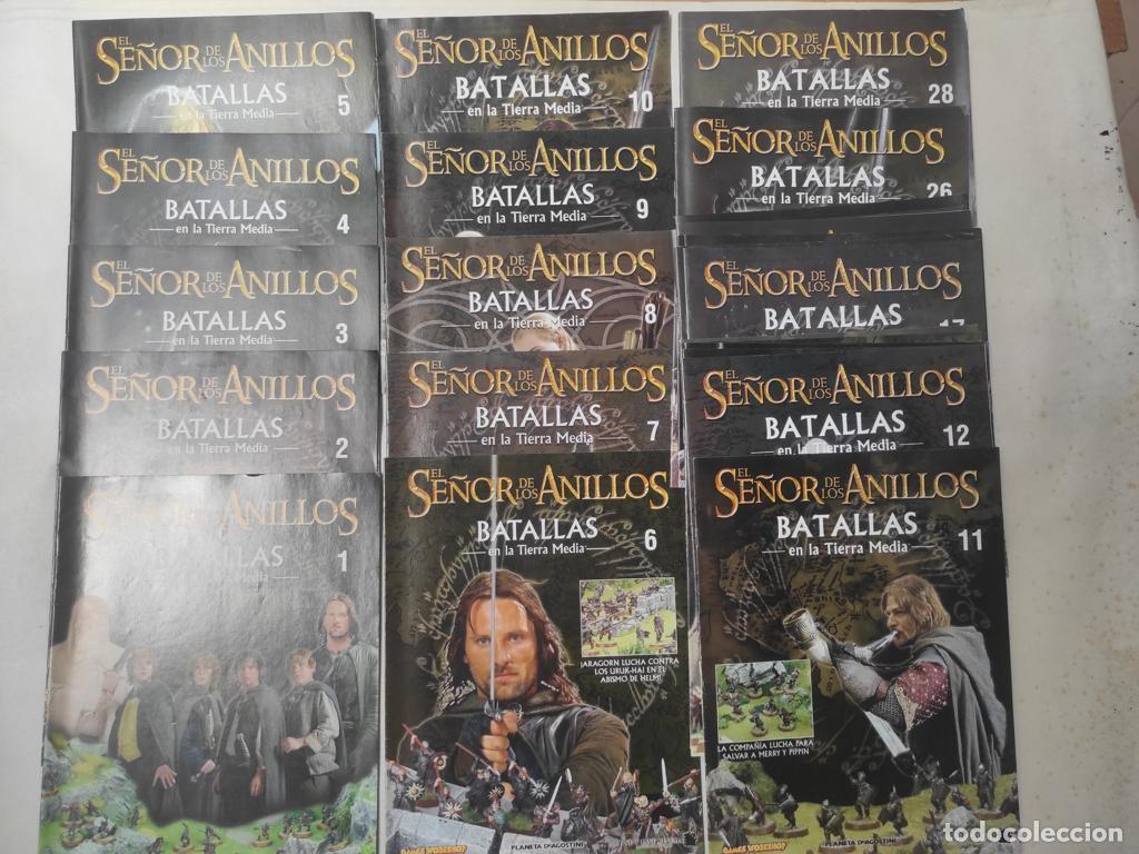 Collezionismo di Riviste e Giornali: EL SE&Ntilde;OR DE LOS ANILLOS BATALLAS en la Tierra Media , revista fasc&iacute;culos 1 a 28