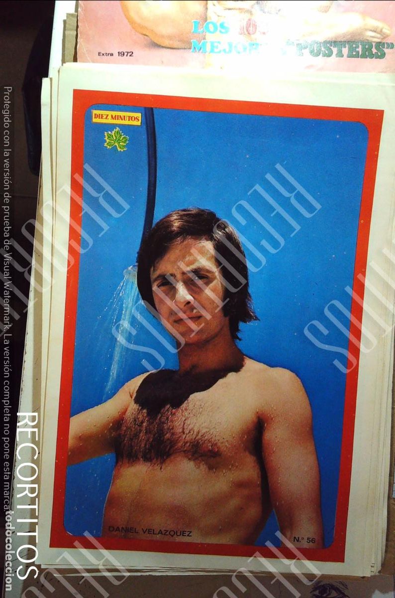 Collezionismo di Riviste e Giornali: poster diez minutos 1972 daniel velazquez