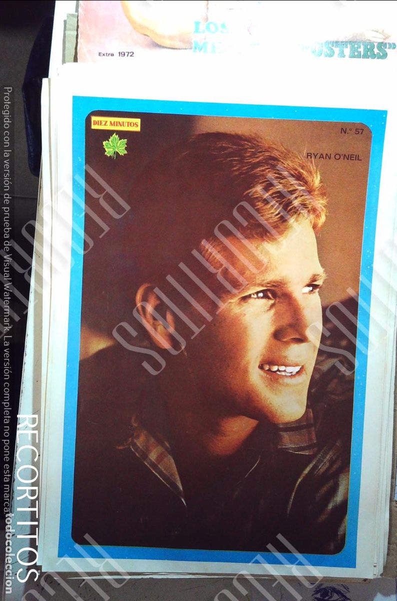 Collezionismo di Riviste e Giornali: poster diez minutos 1972 ryan o'neal