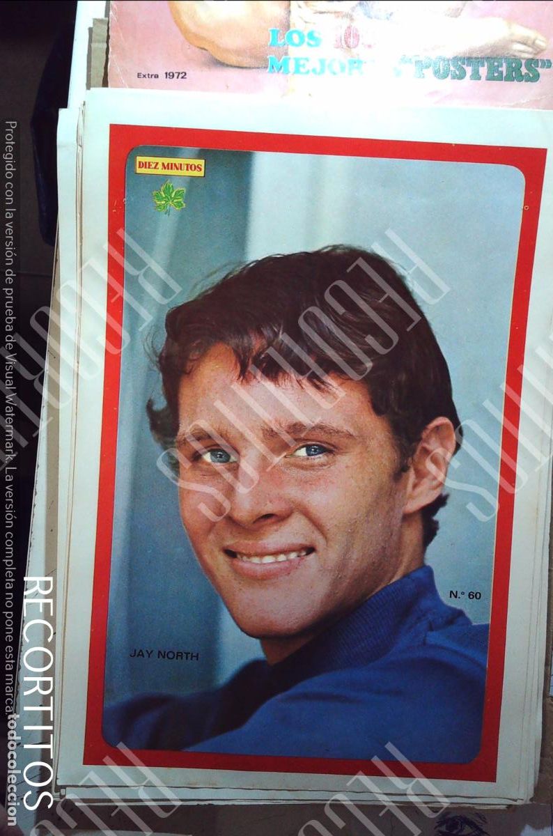 Collezionismo di Riviste e Giornali: poster diez minutos 1972 jay north