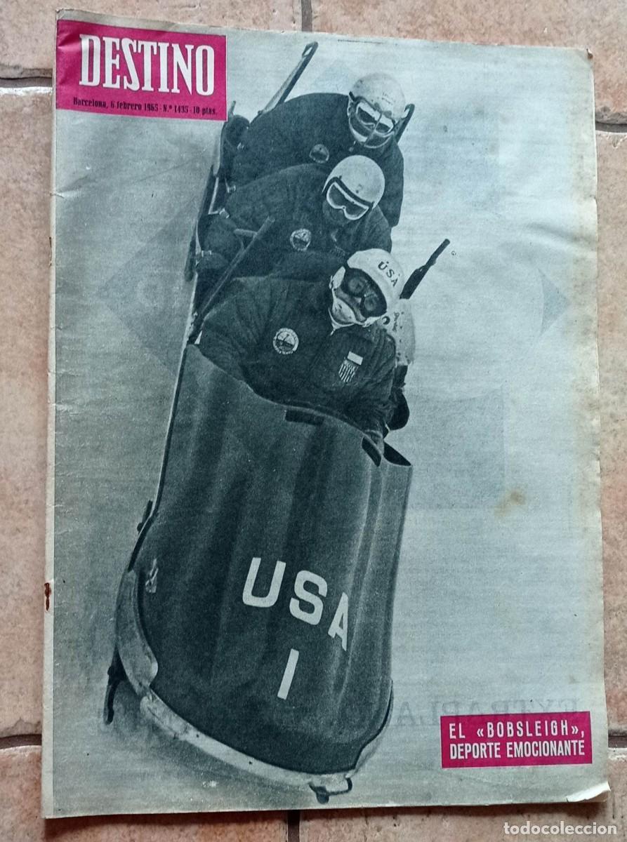 Collezionismo di Riviste e Giornali: REVISTA DESTINO N&ordm; 1435 BARCELONA 6 FEBRERO 1965. CHURCHILL, MAXIME WEYGAND, LA POLITICA ITALIANA