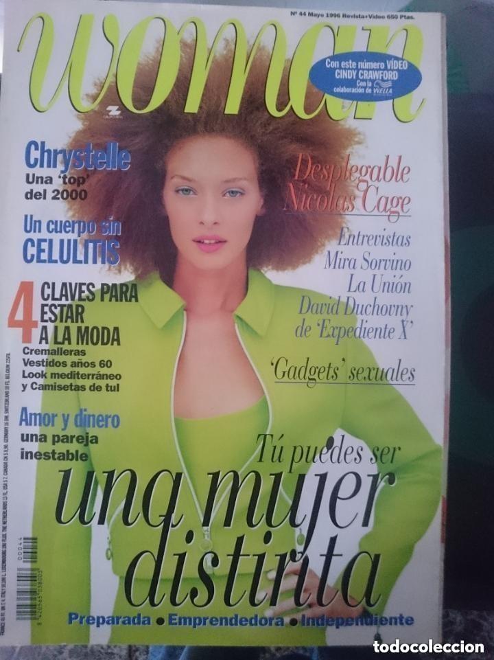 Coleccionismo de Revistas y Peri&oacute;dicos: WOMAN - MAYO 1996 - N 44 - CHRYSTELLE,MIRA SORVINO,TORI AMOS,LA UNION,N. CAGE -leer detalles