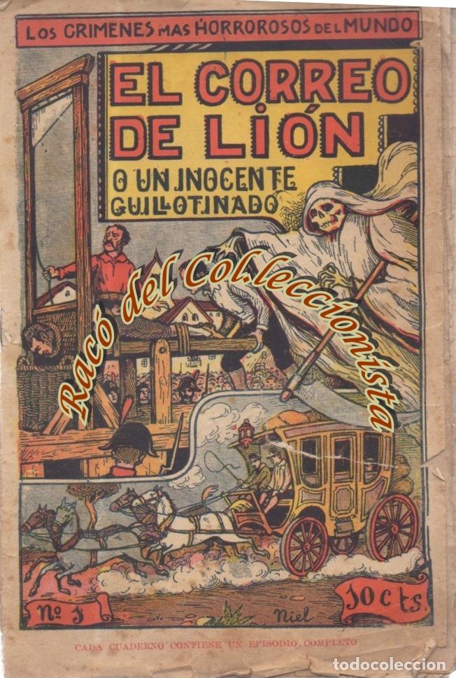 Collection Magazines and Newspapers: EL CORREO DE LION O UN INOCENTE GUILLOTINADO, COMPLETA 8 EJEMPLARES, E.PEREZ DONAZ, EL GATO NEGRO