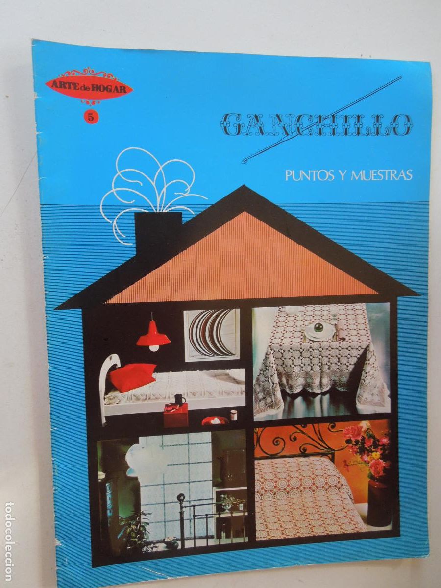 Coleccionismo de Revistas y Peri&oacute;dicos: ARTE DE HOGAR REVISTA N&ordm; 5 - GANCHILLO - EDICIONES ALFARO 1973